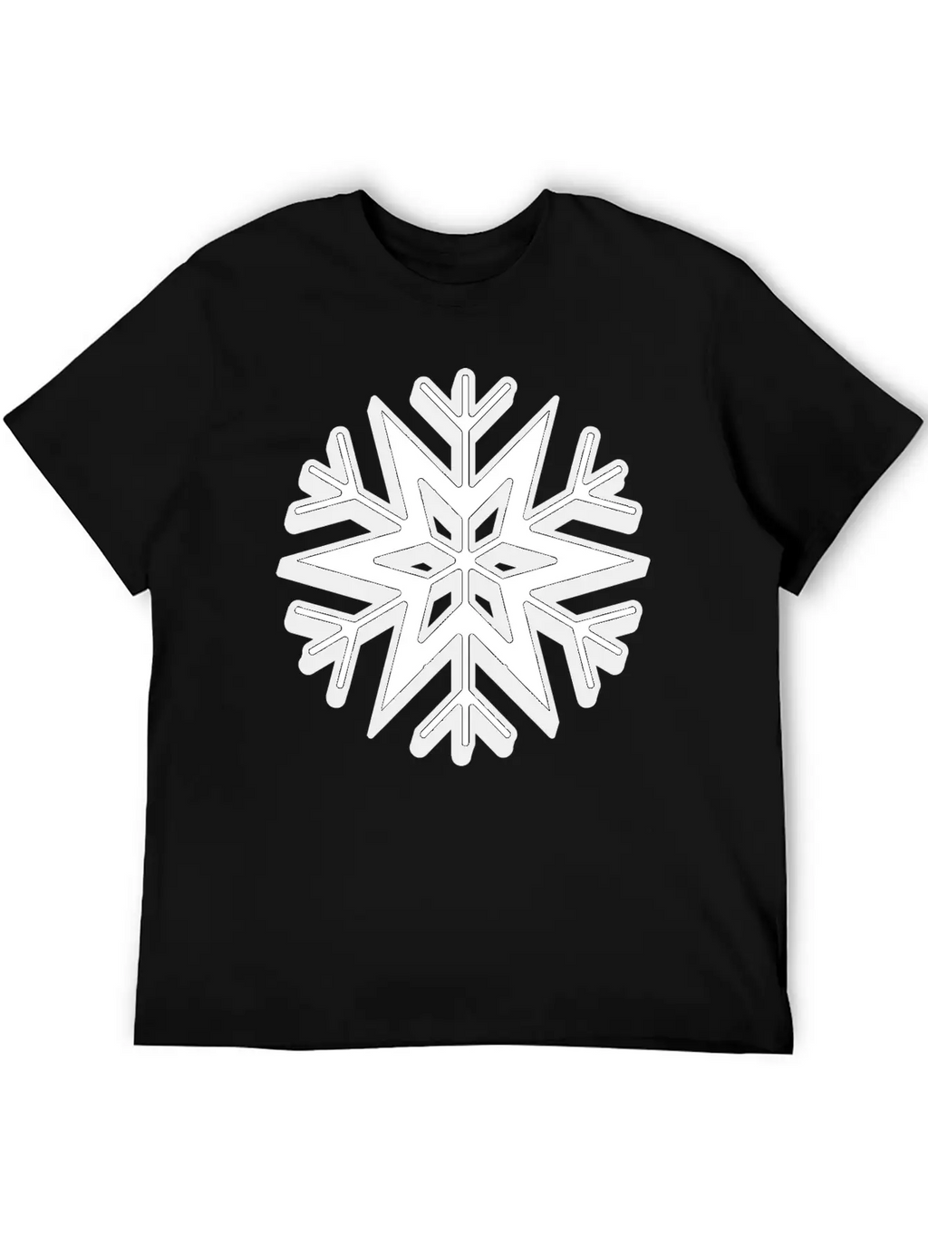 Snowflake Stylish Christmas Classic Cotton Tee – Unisex Comfort For Any Season