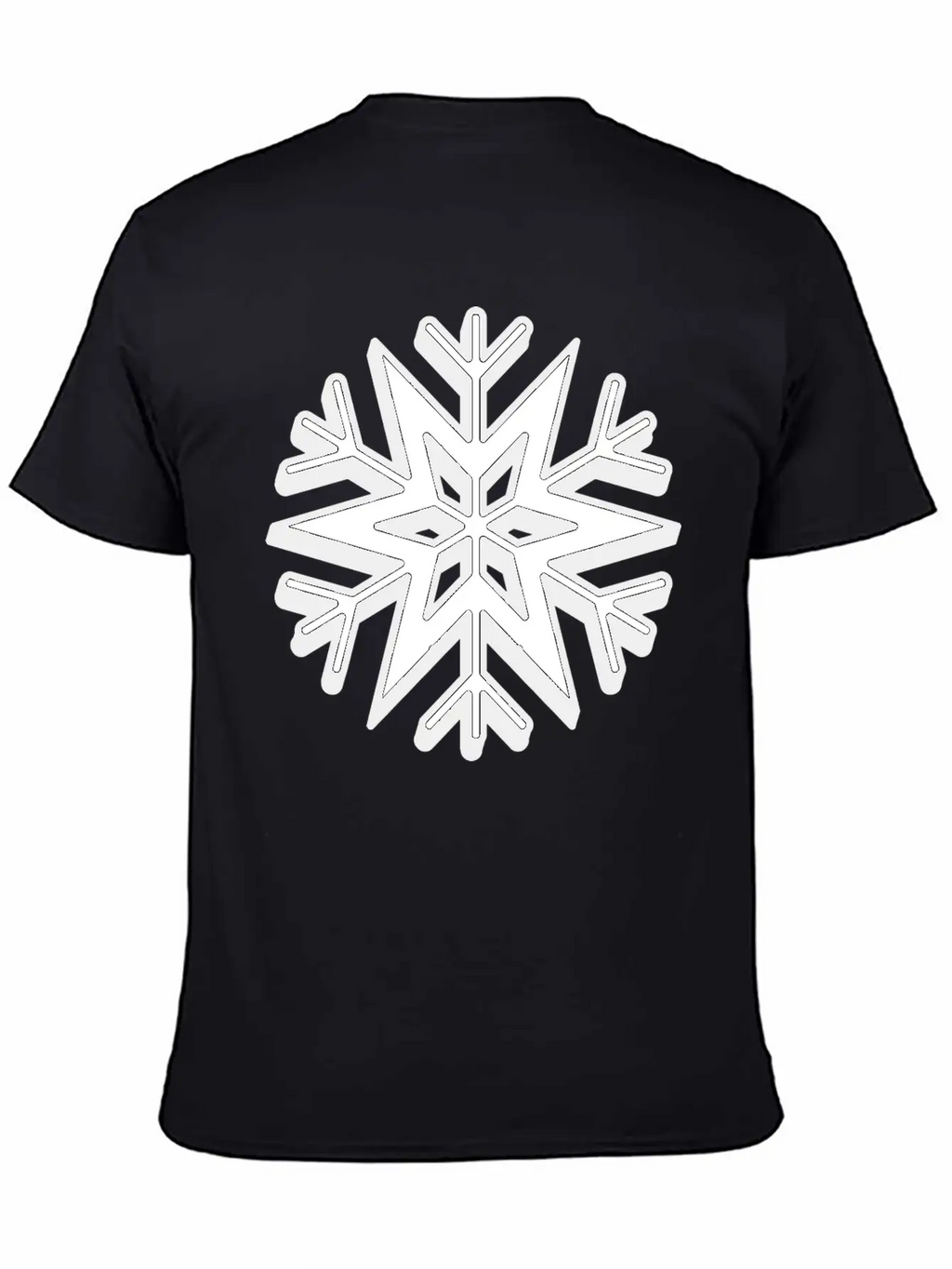Snowflake Stylish Christmas Classic Cotton Tee – Unisex Comfort For Any Season