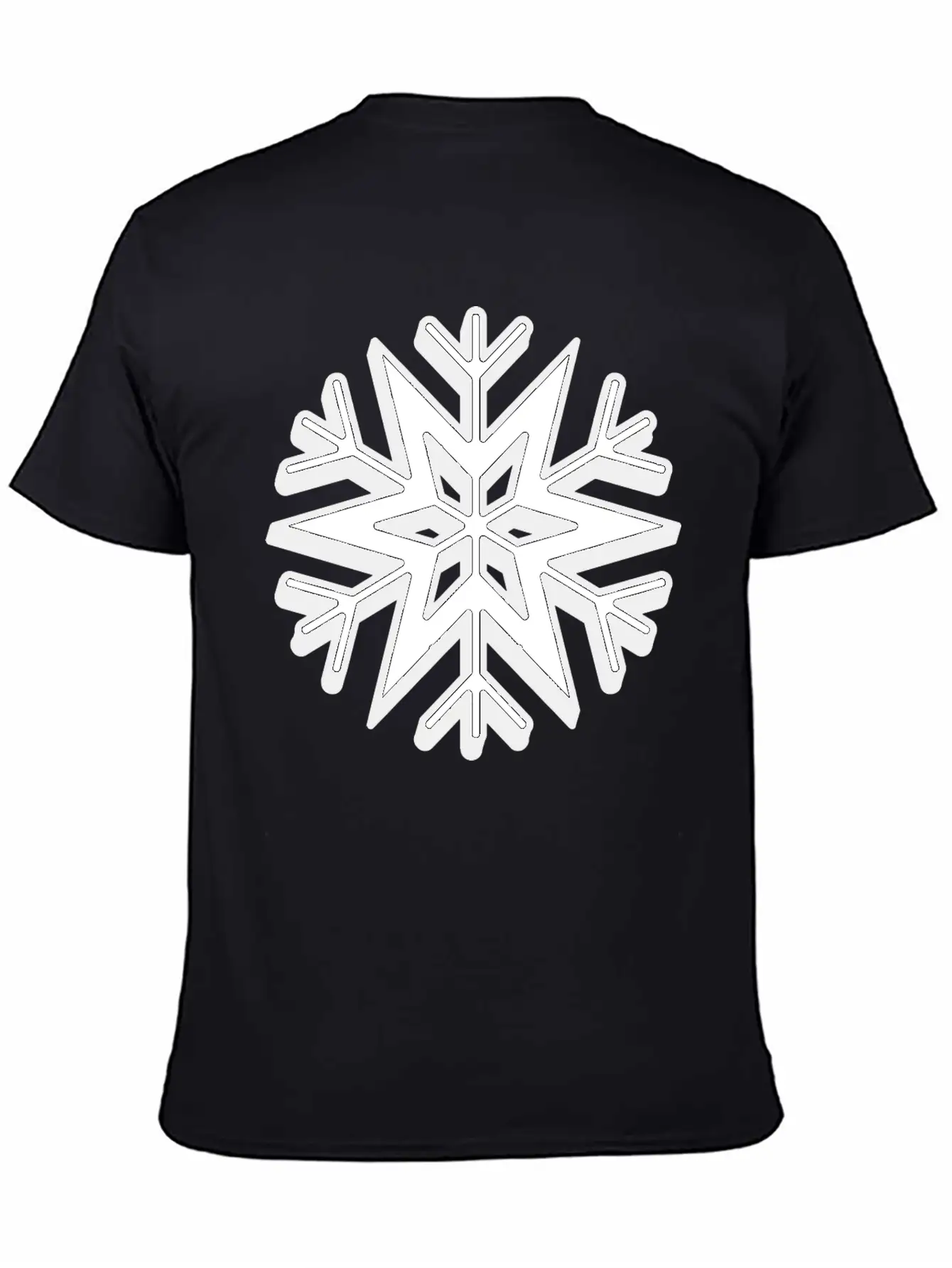 Snowflake Stylish Christmas Classic Cotton Tee – Unisex Comfort For Any Season
