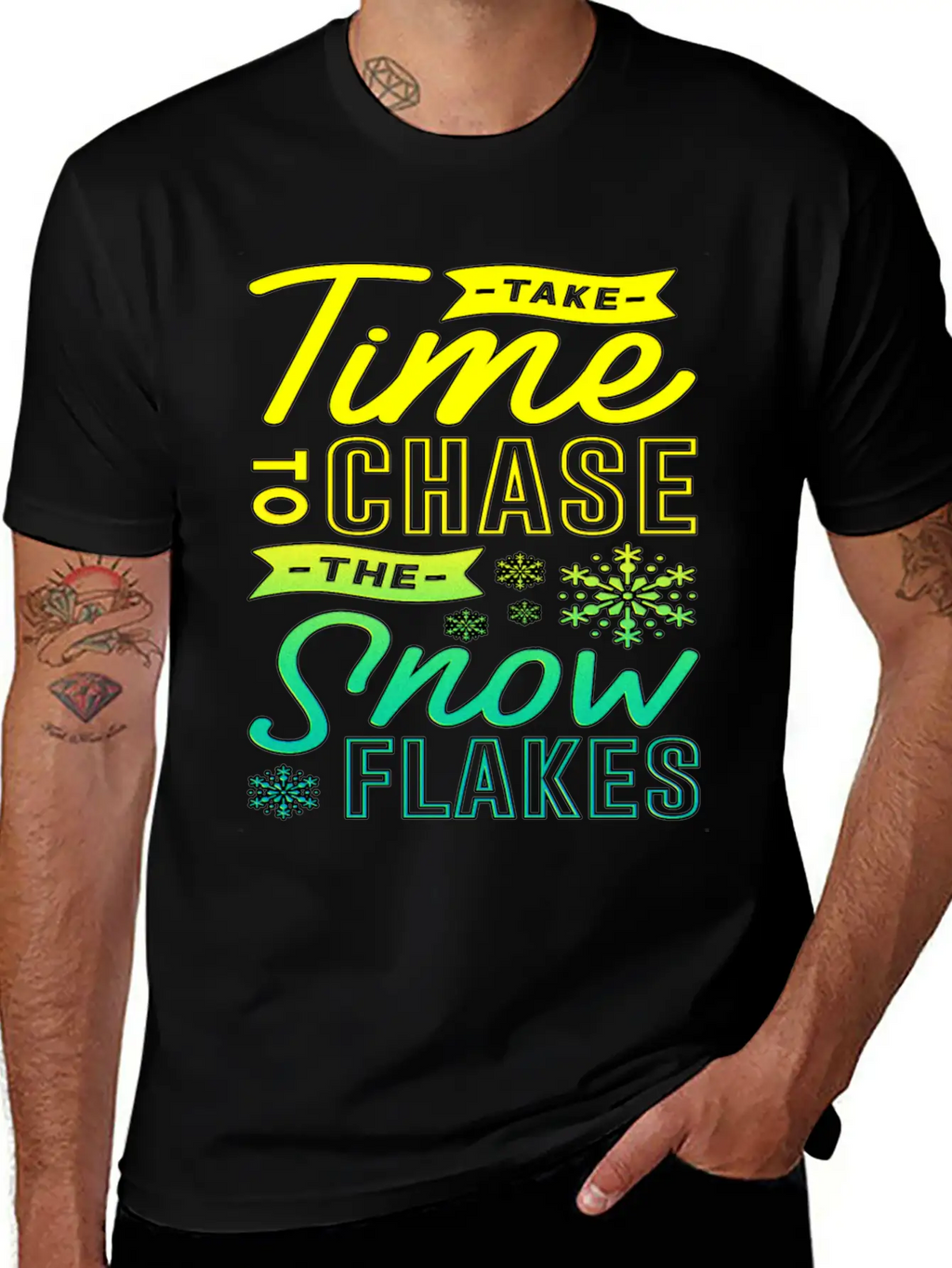 Snowflakes Winter Holiday Gift Cold Frost Ice Snow Classic Cotton Tee – Unisex Comfort For Any Season