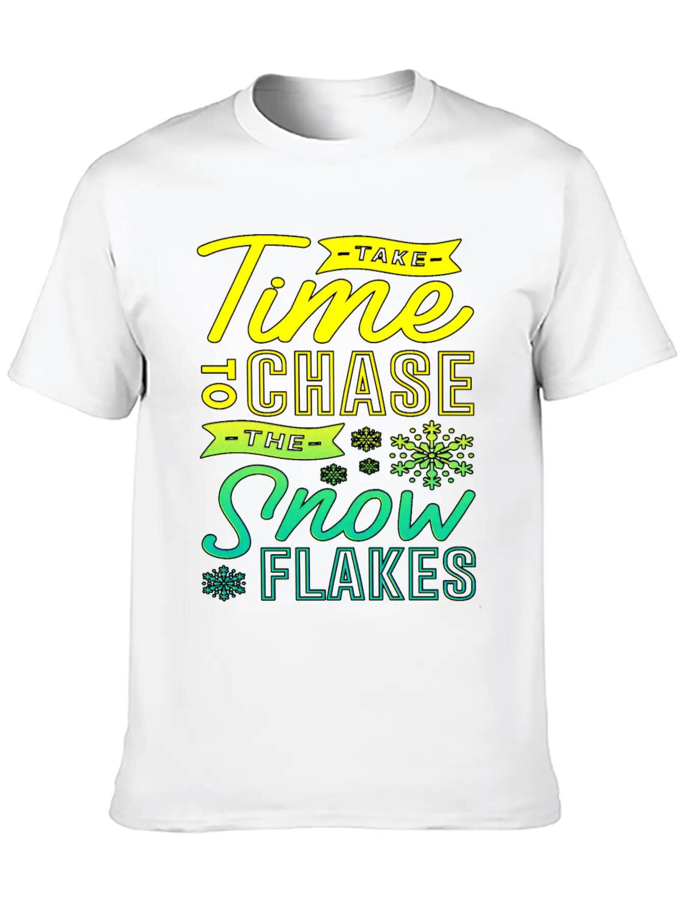 Snowflakes Winter Holiday Gift Cold Frost Ice Snow Classic Cotton Tee – Unisex Comfort For Any Season