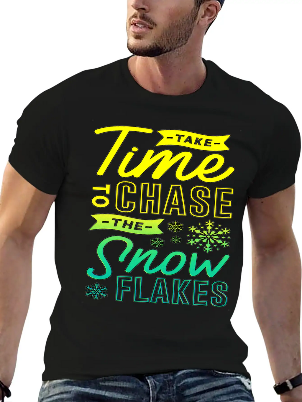 Snowflakes Winter Holiday Gift Cold Frost Ice Snow Classic Cotton Tee – Unisex Comfort For Any Season