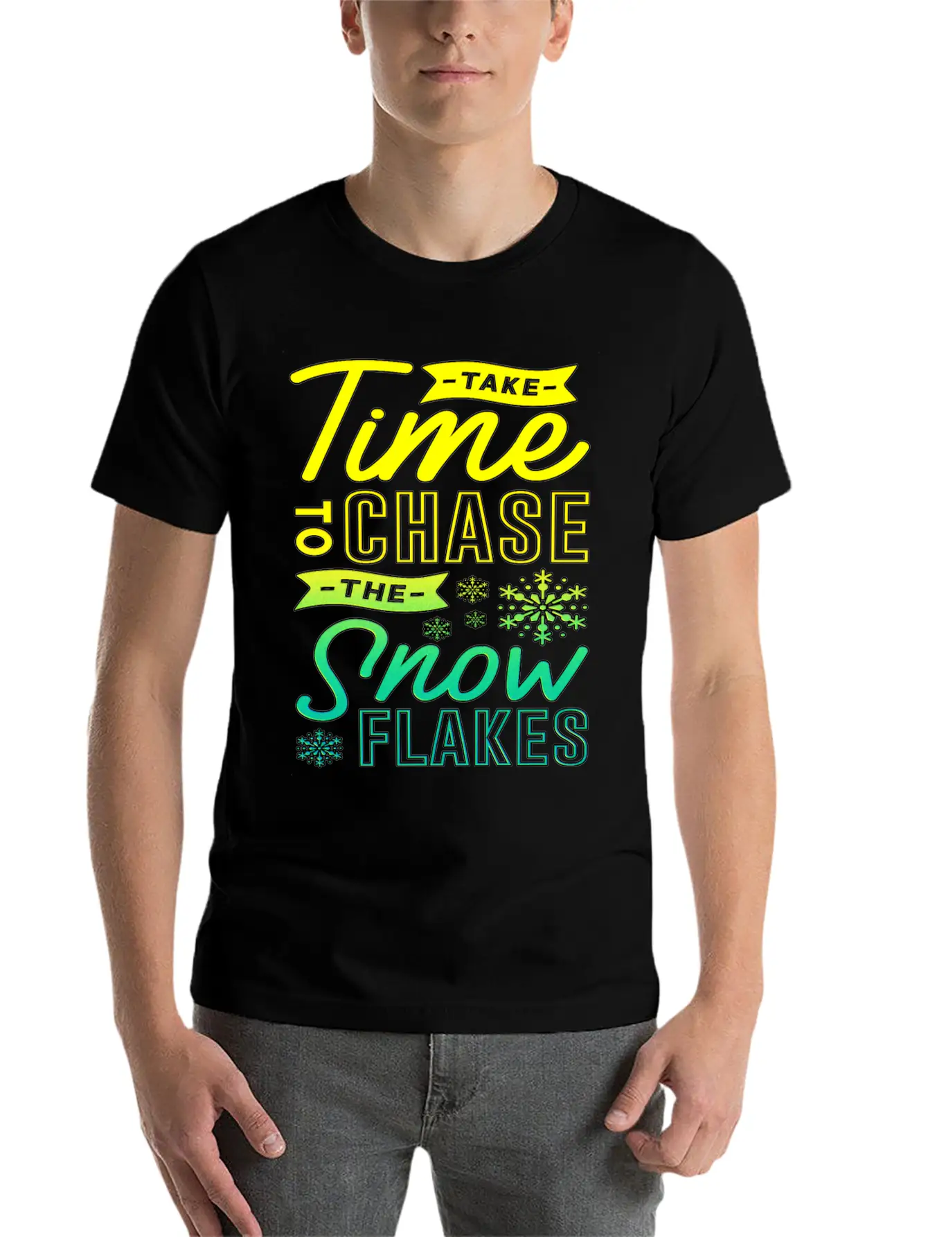 Snowflakes Winter Holiday Gift Cold Frost Ice Snow Classic Cotton Tee – Unisex Comfort For Any Season