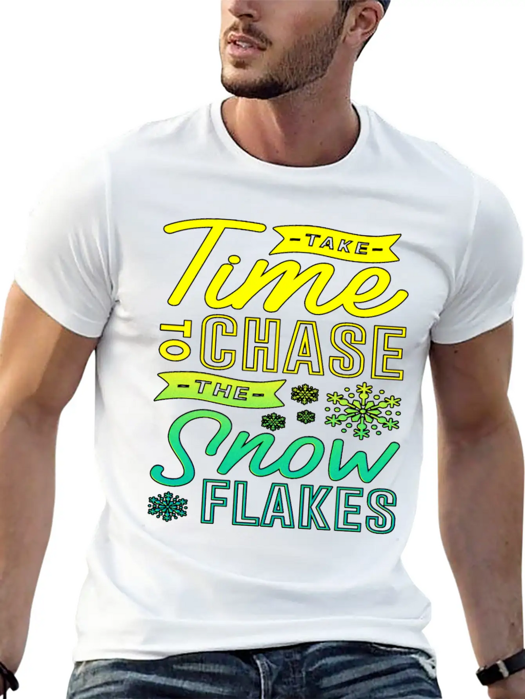 Snowflakes Winter Holiday Gift Cold Frost Ice Snow Classic Cotton Tee – Unisex Comfort For Any Season