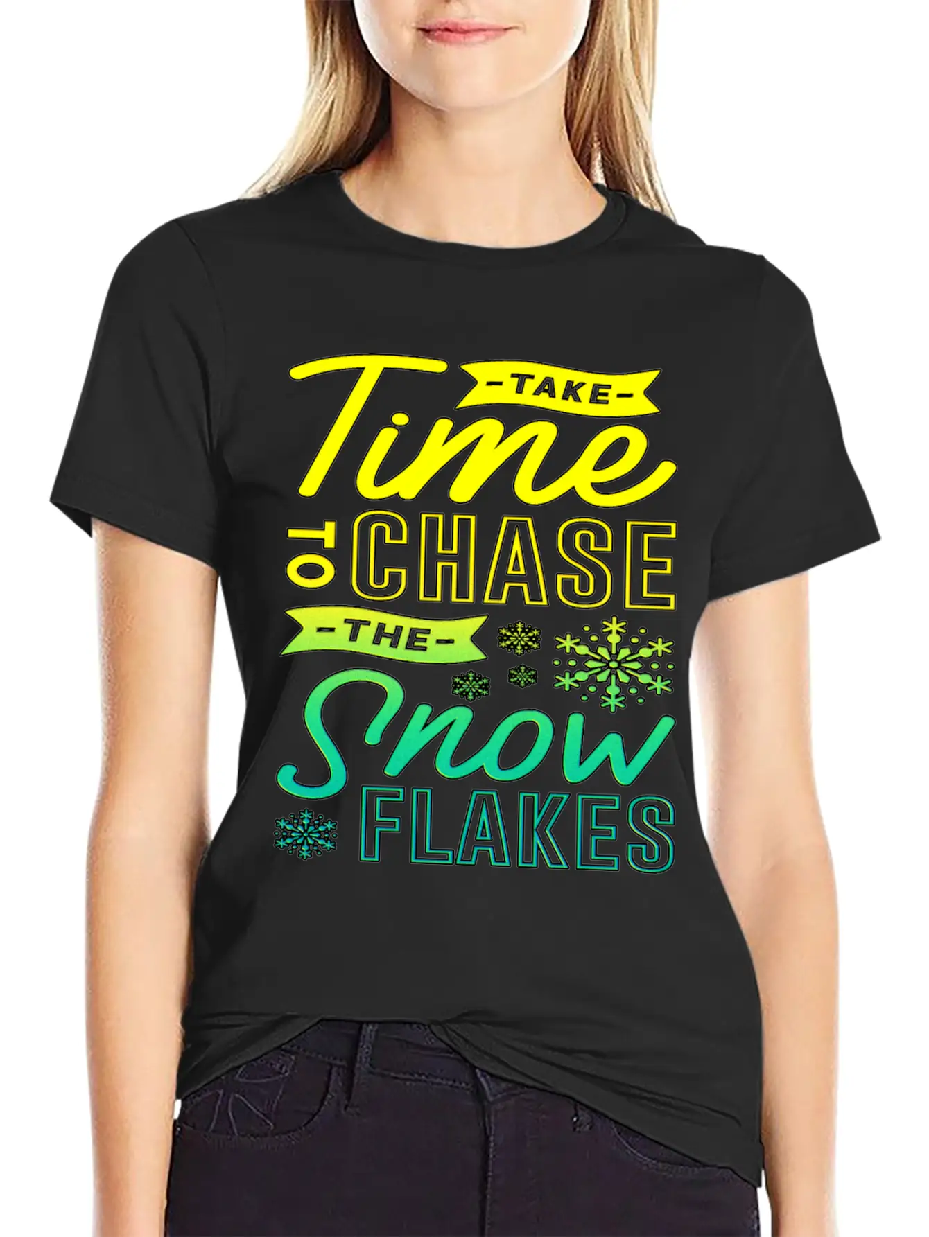 Snowflakes Winter Holiday Gift Cold Frost Ice Snow Classic Cotton Tee – Unisex Comfort For Any Season