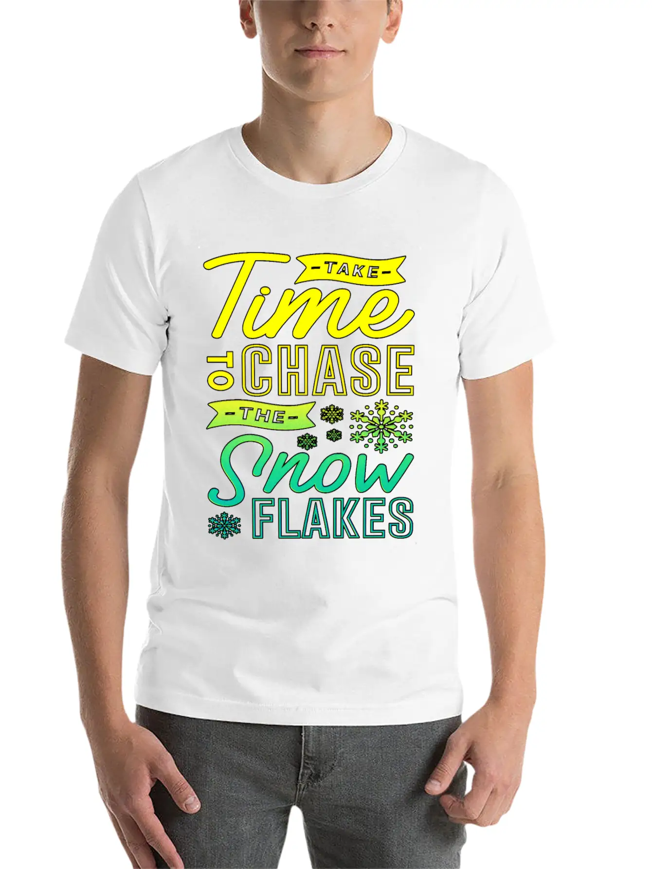 Snowflakes Winter Holiday Gift Cold Frost Ice Snow Classic Cotton Tee – Unisex Comfort For Any Season