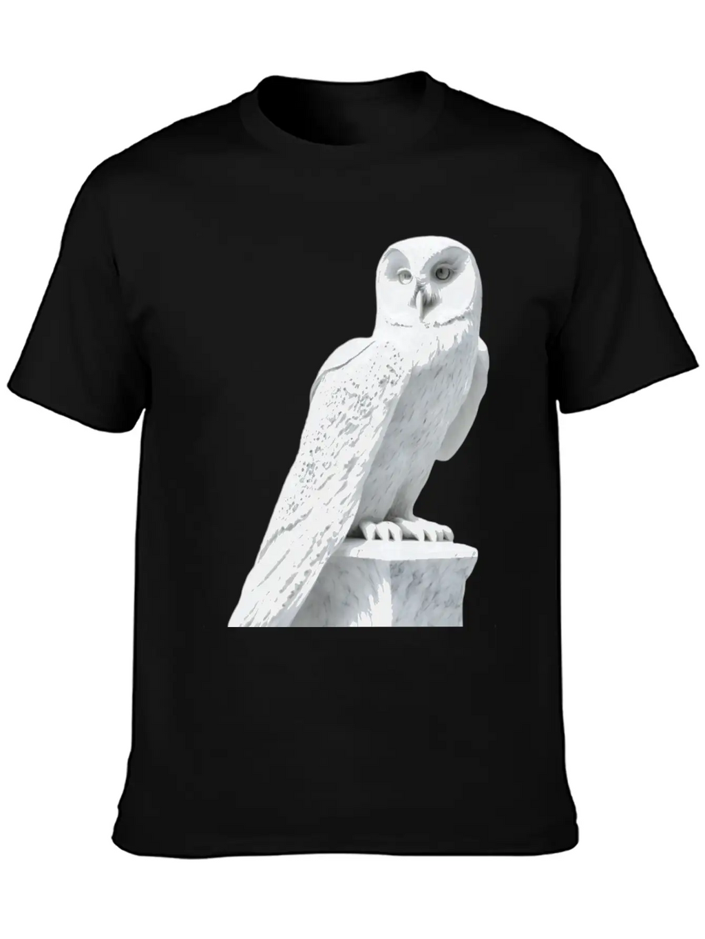Snowy Owl Graphic Stylish Everyday T-Shirt – Unisex Basic Cotton Tee