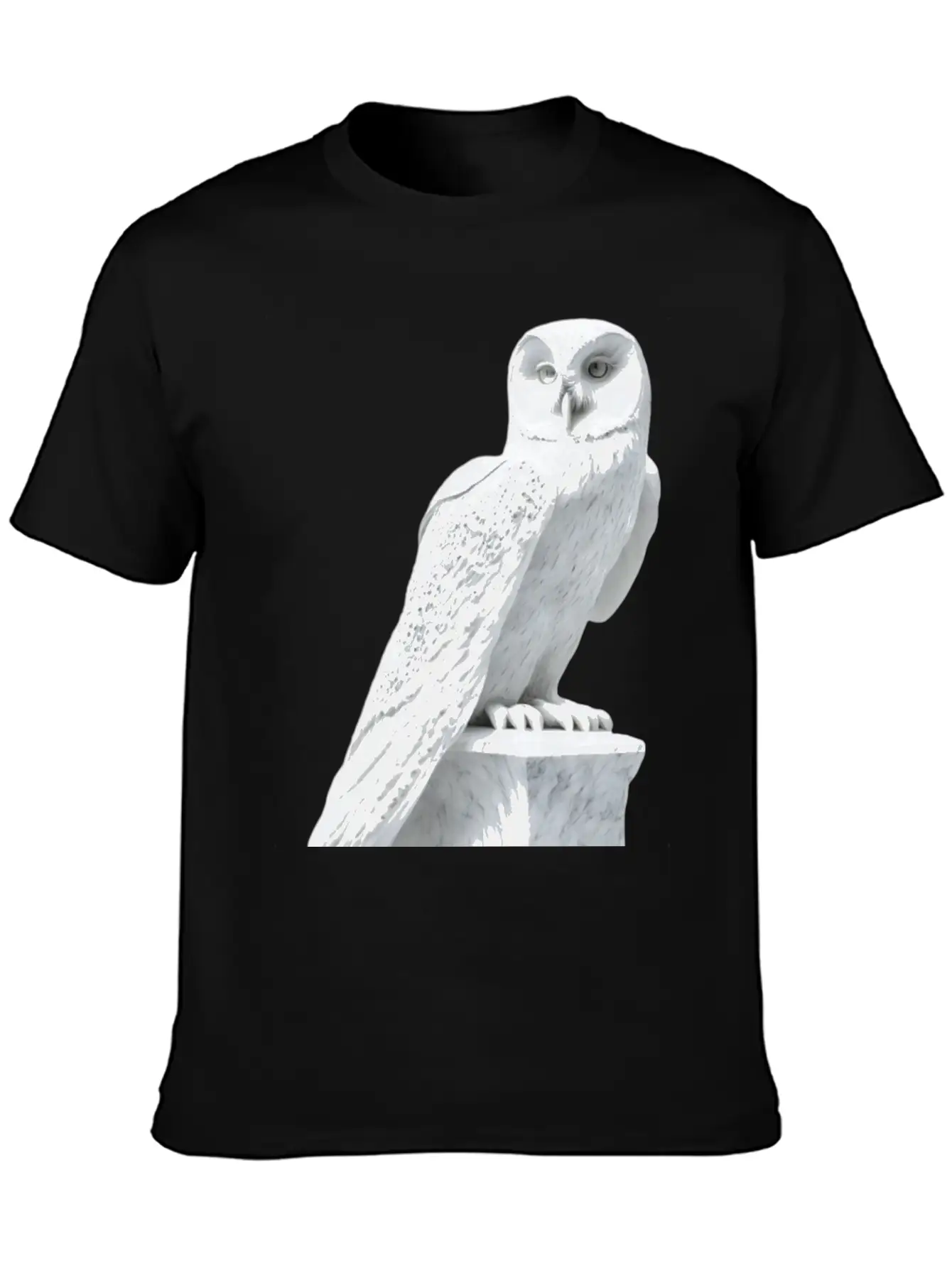 Snowy Owl Graphic Stylish Everyday T-Shirt – Unisex Basic Cotton Tee