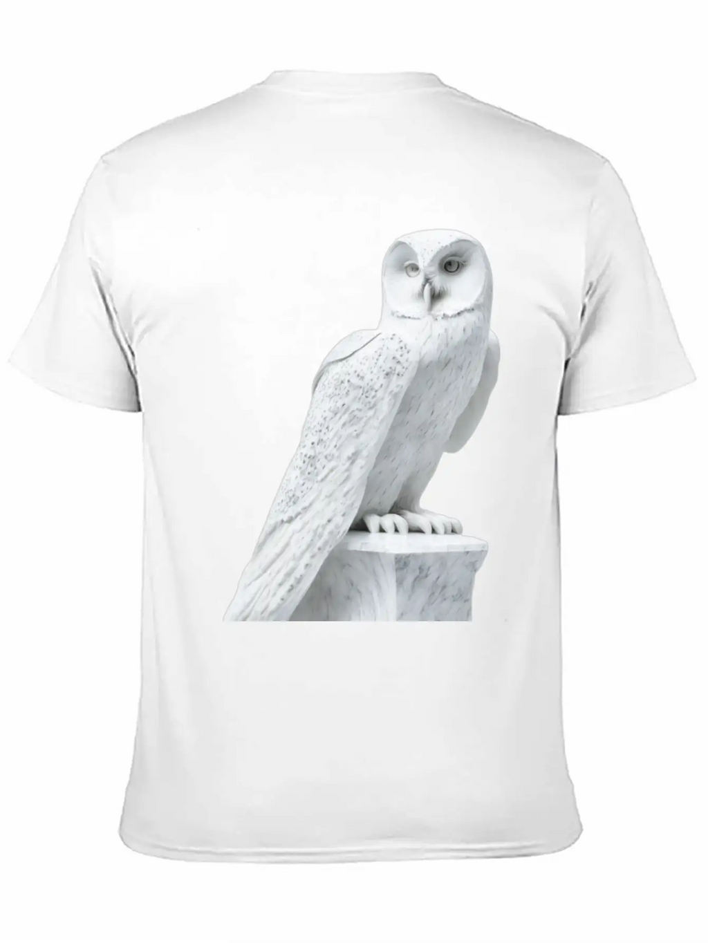 Snowy Owl Graphic Stylish Everyday T-Shirt – Unisex Basic Cotton Tee