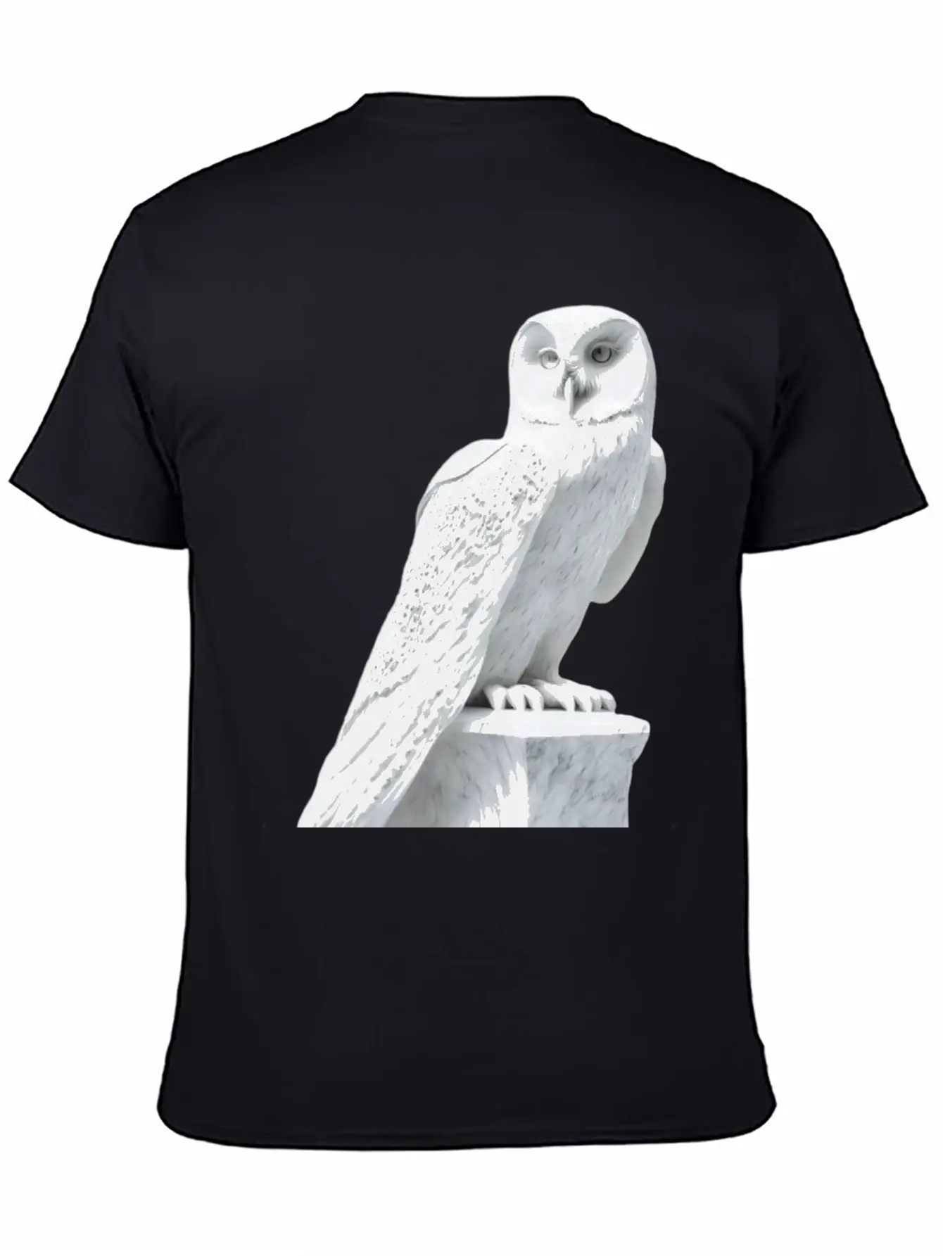 Snowy Owl Graphic Stylish Everyday T-Shirt – Unisex Basic Cotton Tee