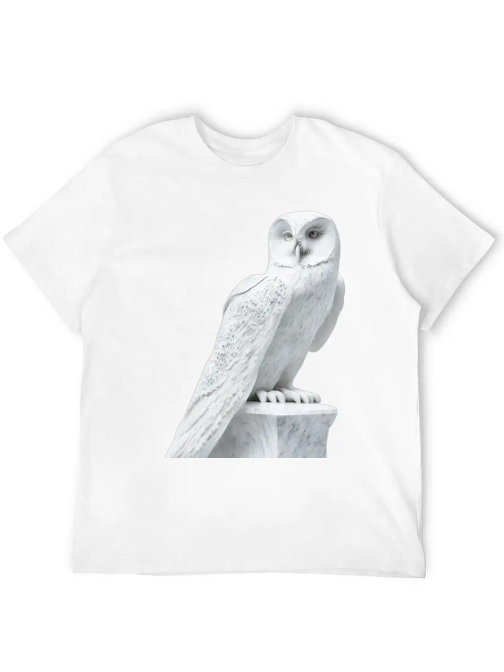 Snowy Owl Graphic Stylish Everyday T-Shirt – Unisex Basic Cotton Tee