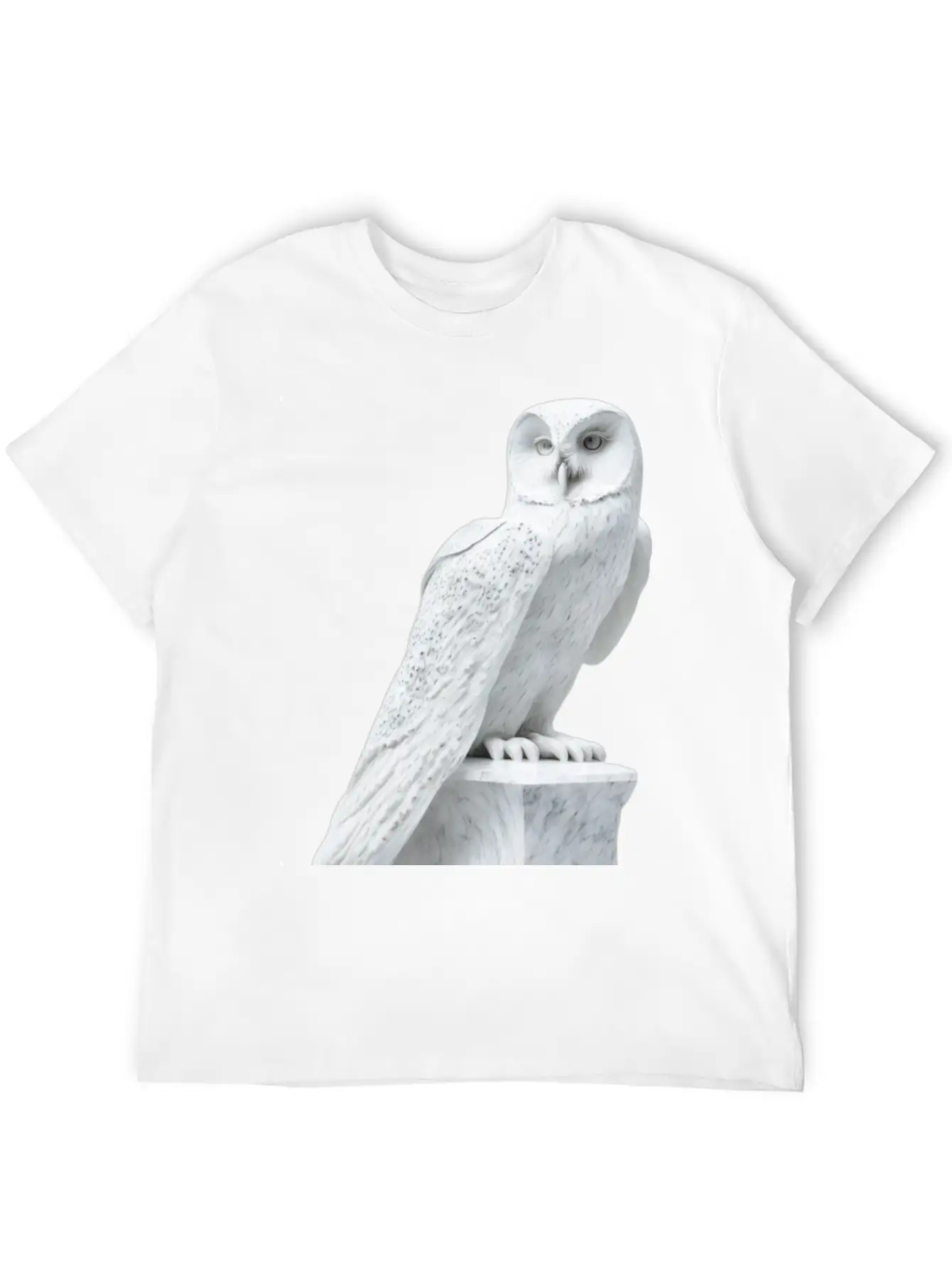 Snowy Owl Graphic Stylish Everyday T-Shirt – Unisex Basic Cotton Tee