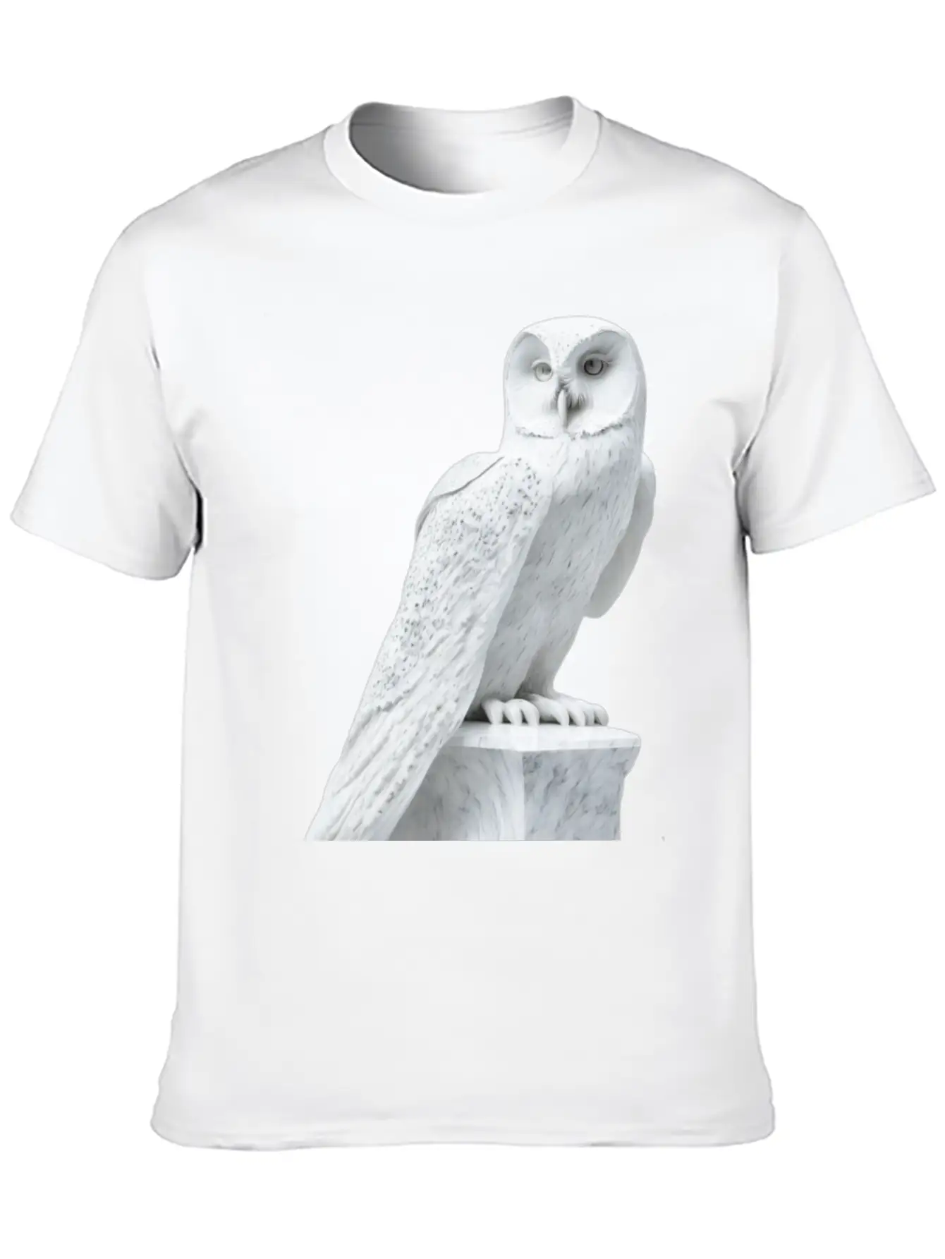 Snowy Owl Graphic Stylish Everyday T-Shirt – Unisex Basic Cotton Tee