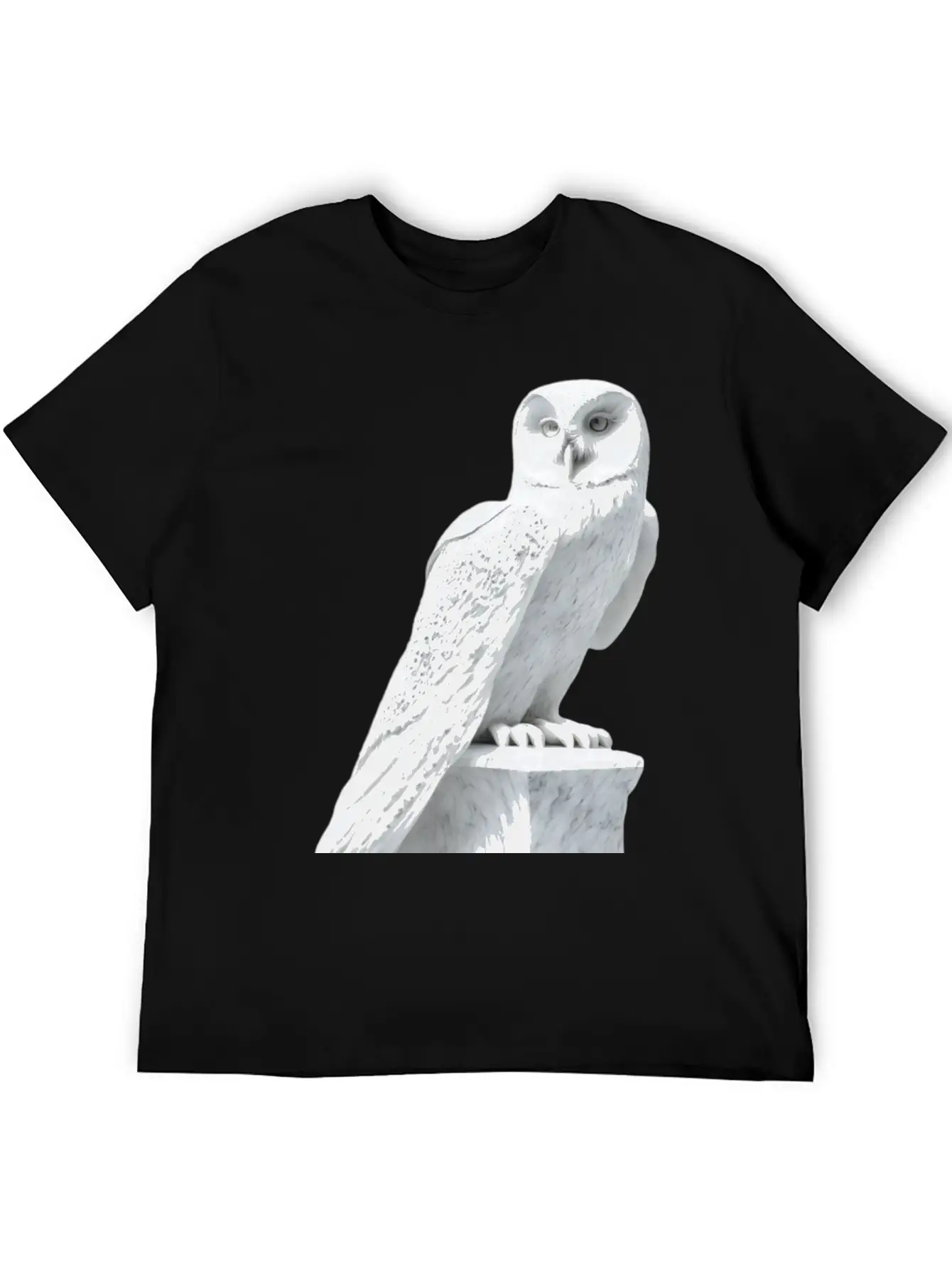 Snowy Owl Graphic Stylish Everyday T-Shirt – Unisex Basic Cotton Tee