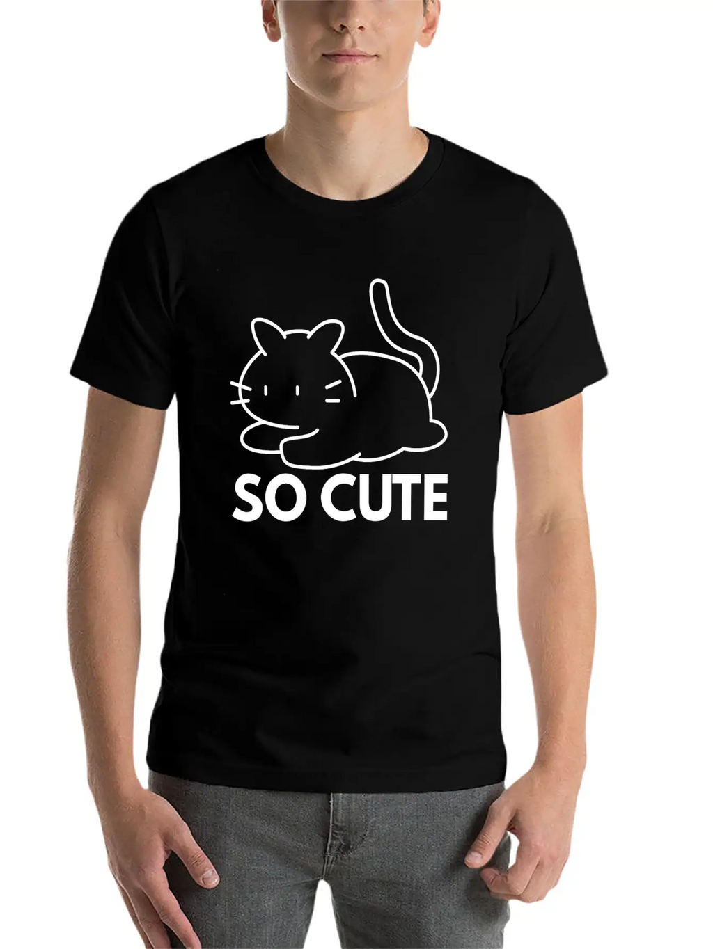 So Cute Classic Cotton Tee – Unisex Comfort For Any Season