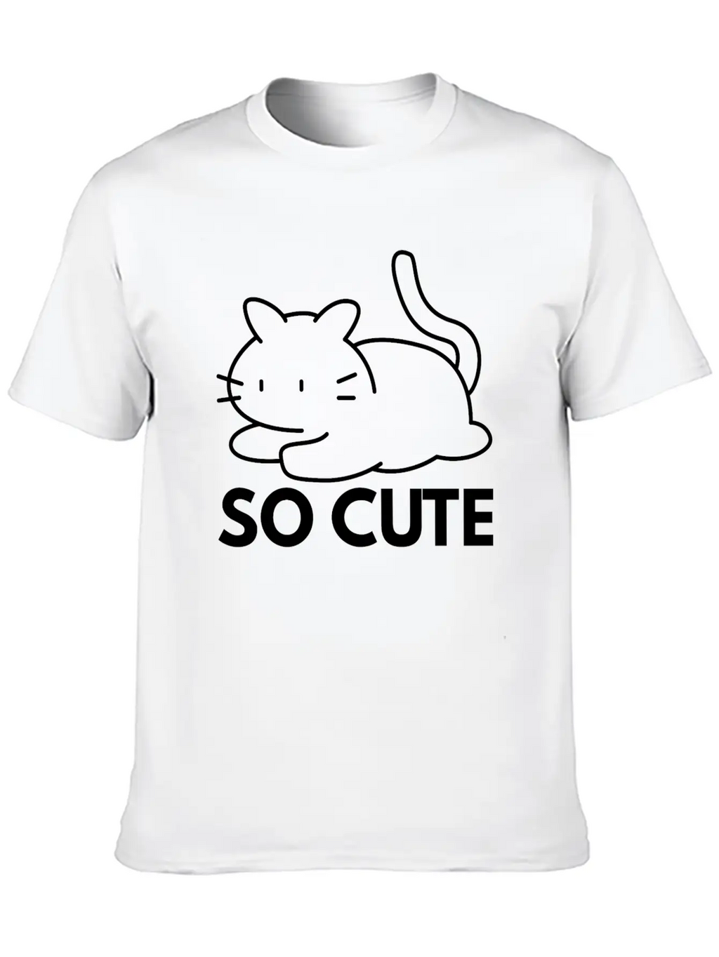 So Cute Classic Cotton Tee – Unisex Comfort For Any Season