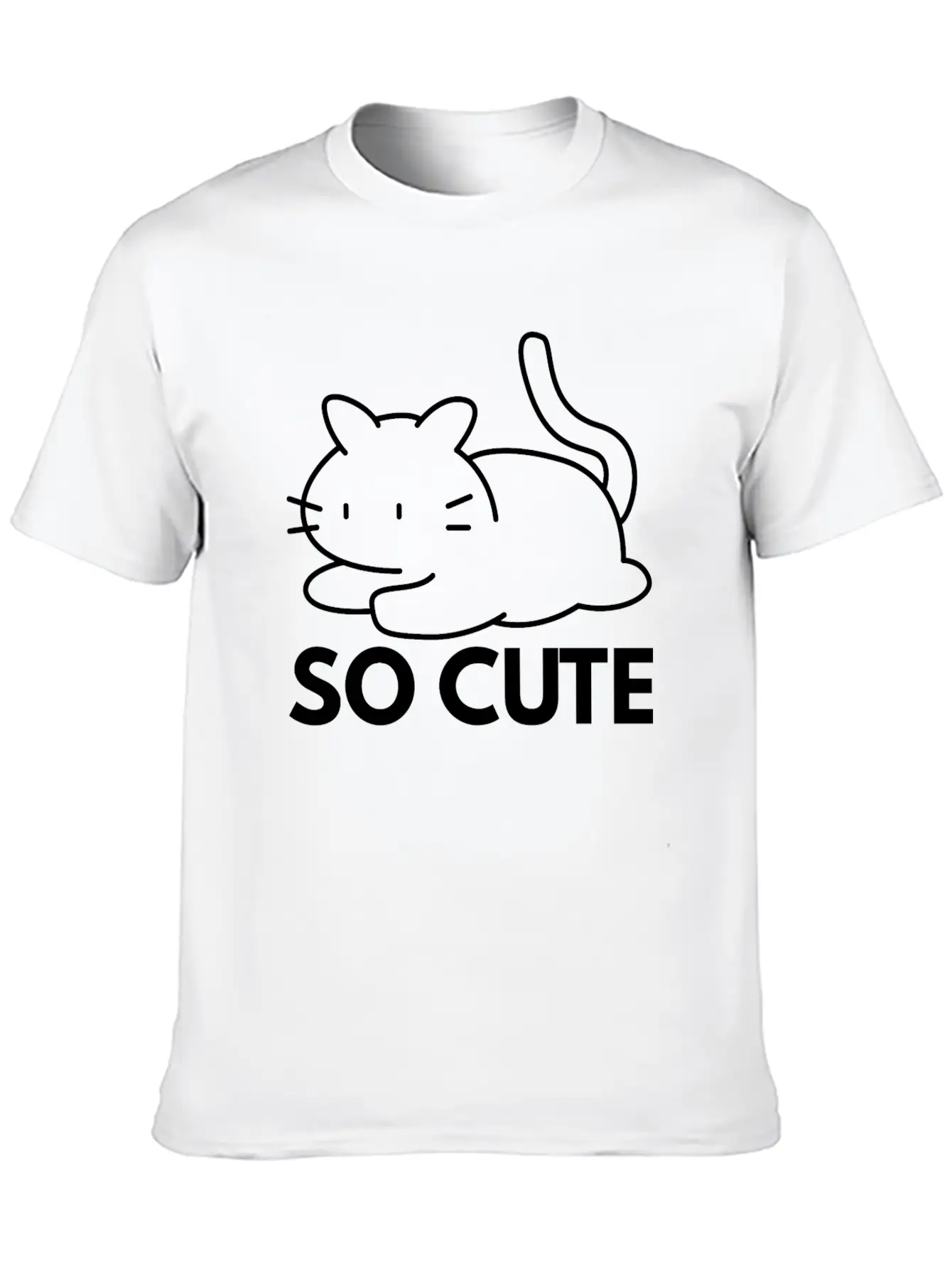So Cute Classic Cotton Tee – Unisex Comfort For Any Season