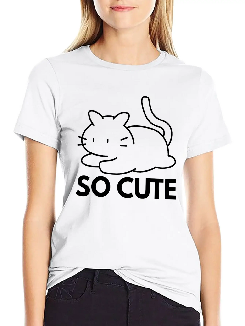 So Cute Classic Cotton Tee – Unisex Comfort For Any Season