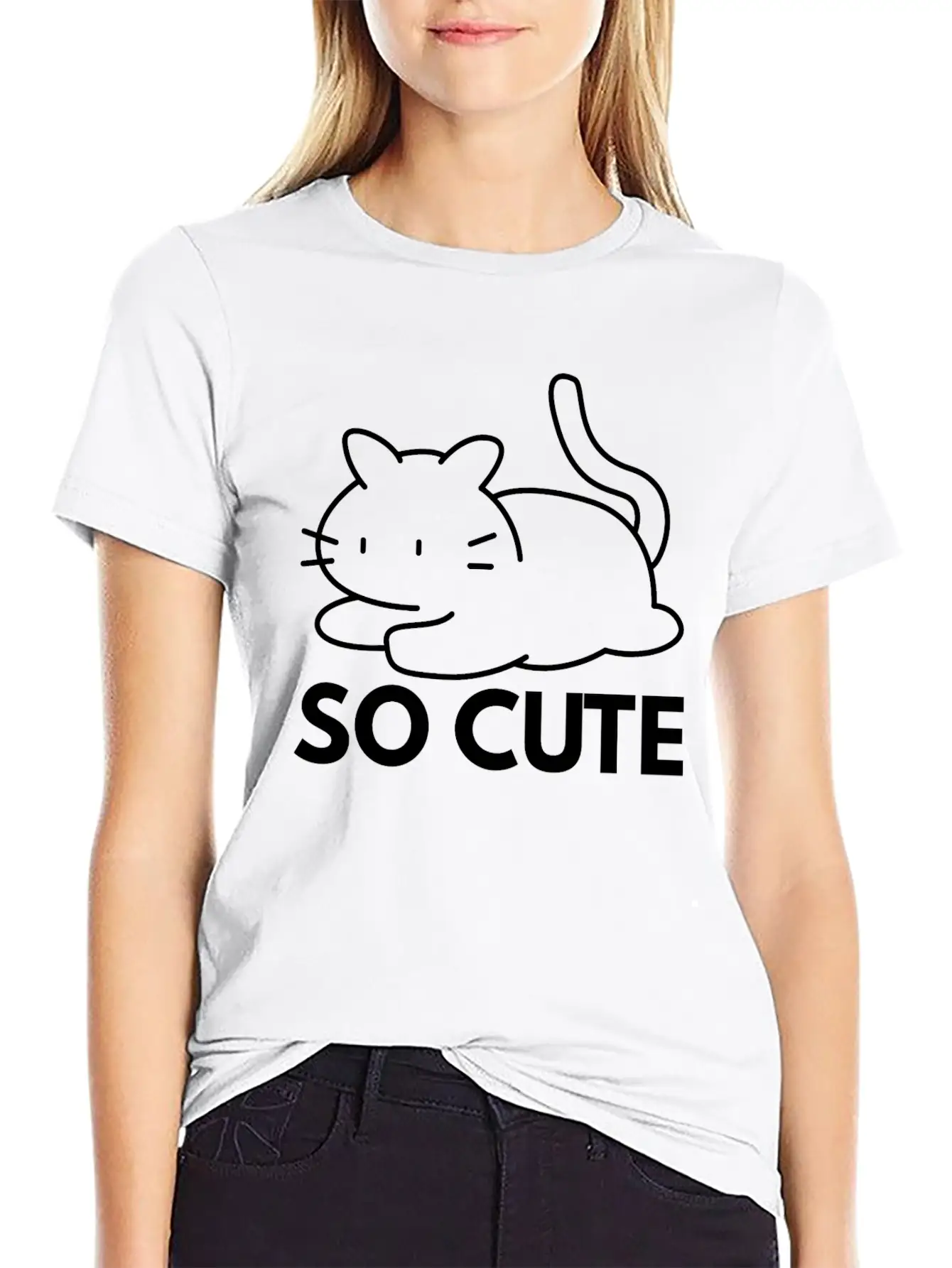 So Cute Classic Cotton Tee – Unisex Comfort For Any Season