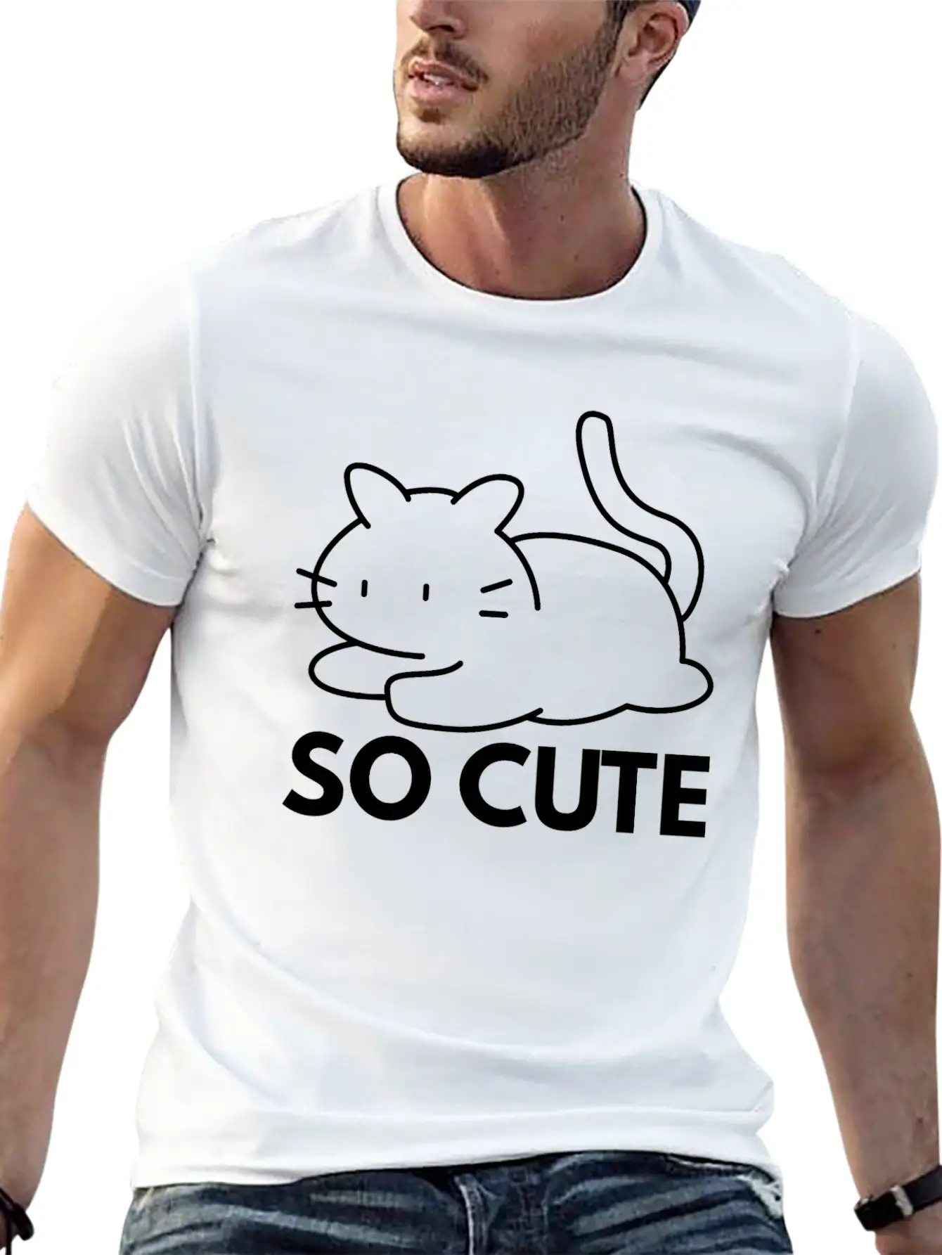So Cute Classic Cotton Tee – Unisex Comfort For Any Season