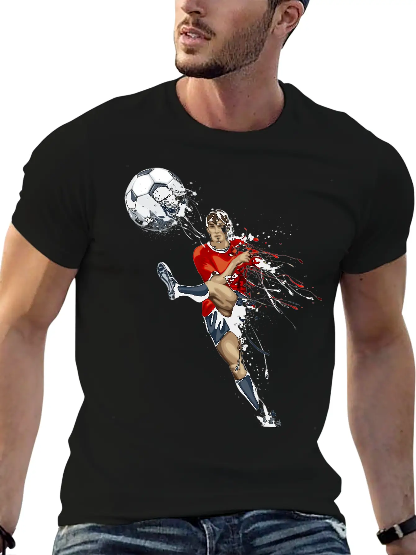 Soccer_04 Stylish Everyday T-Shirt – Unisex Basic Cotton Tee
