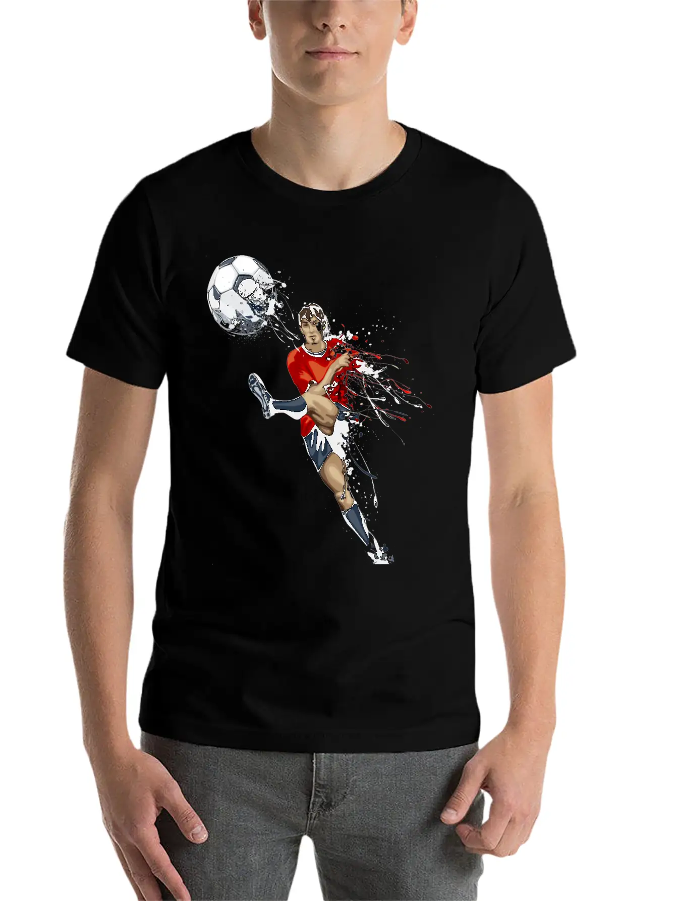 Soccer_04 Stylish Everyday T-Shirt – Unisex Basic Cotton Tee