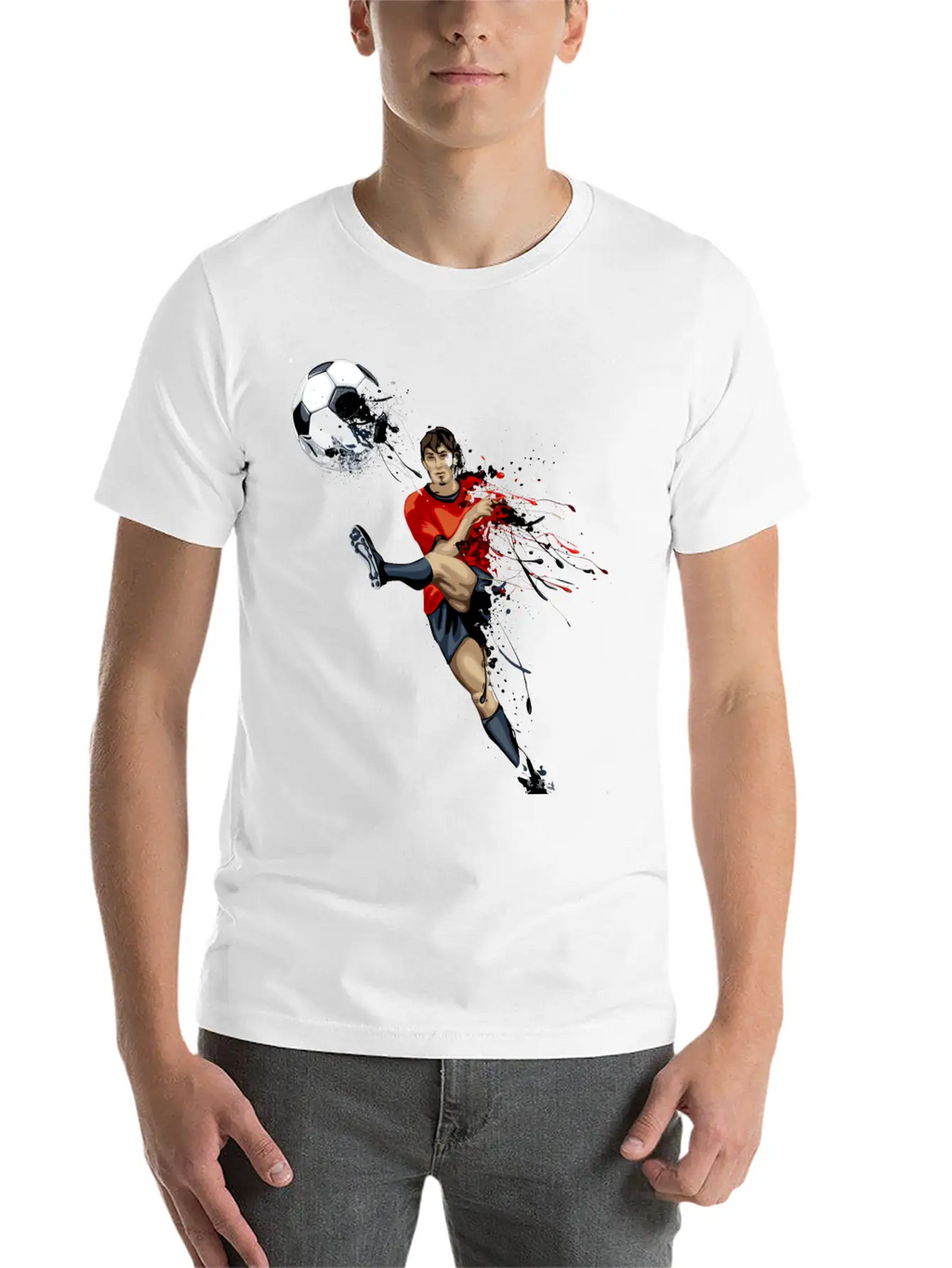 Soccer_04 Stylish Everyday T-Shirt – Unisex Basic Cotton Tee