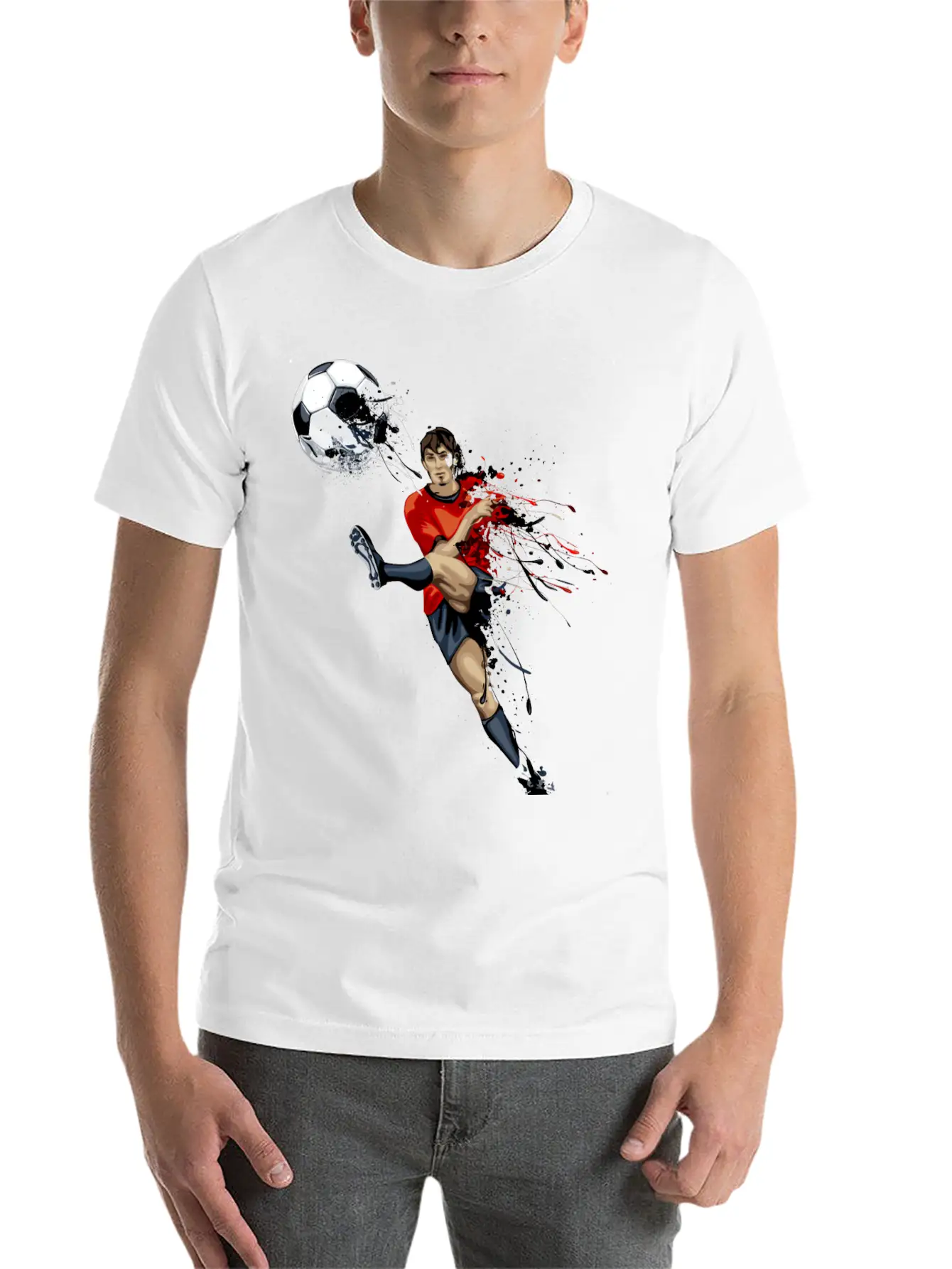 Soccer_04 Stylish Everyday T-Shirt – Unisex Basic Cotton Tee