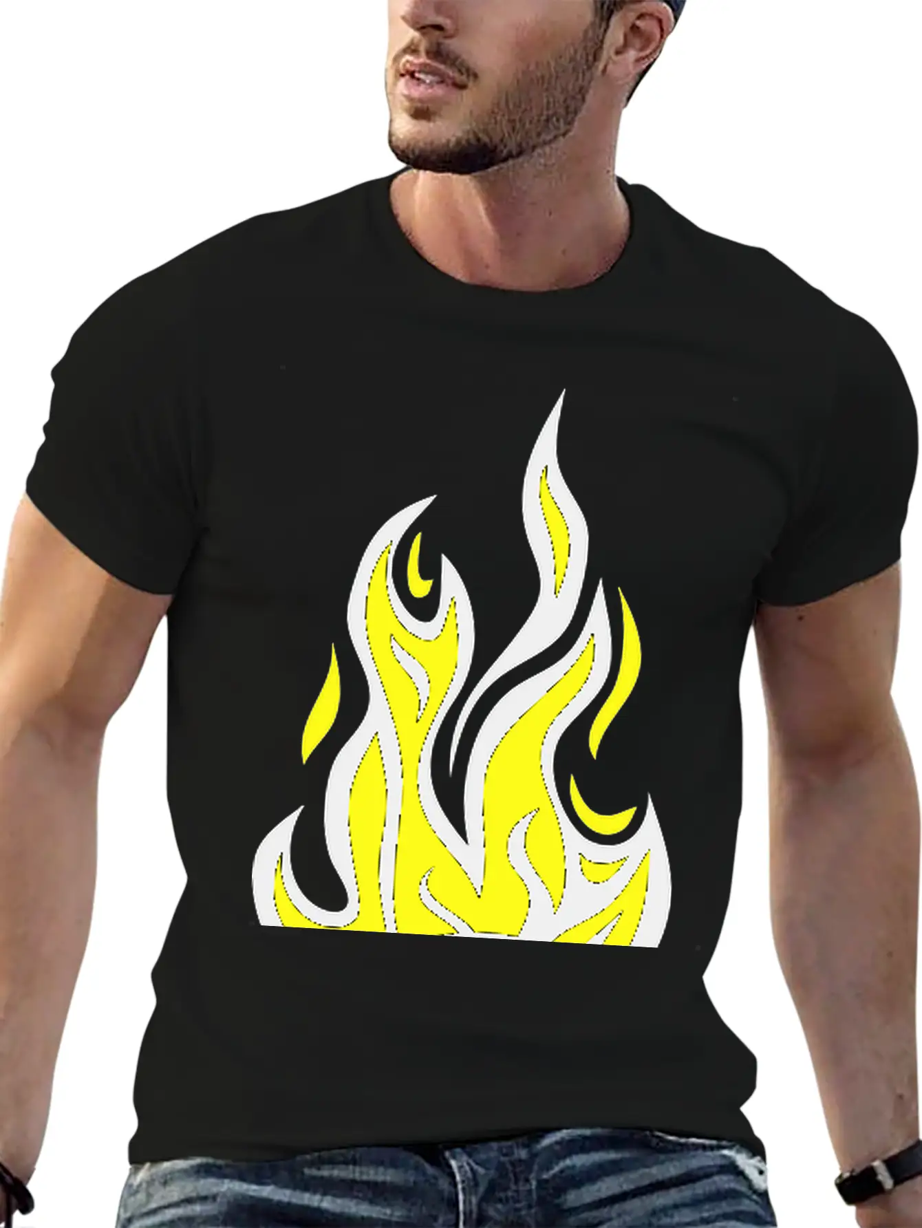 Soccer Ball Flame Fire Flame Cartoon Timeless Short Sleeve Tee – Comfy And Minimalist Design