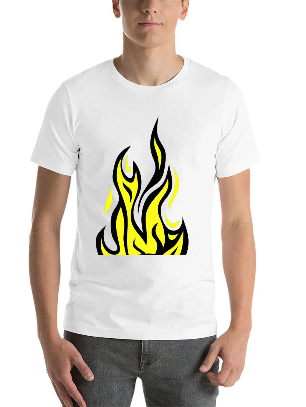 Soccer Ball Flame Fire Flame Cartoon Timeless Short Sleeve Tee – Comfy And Minimalist Design