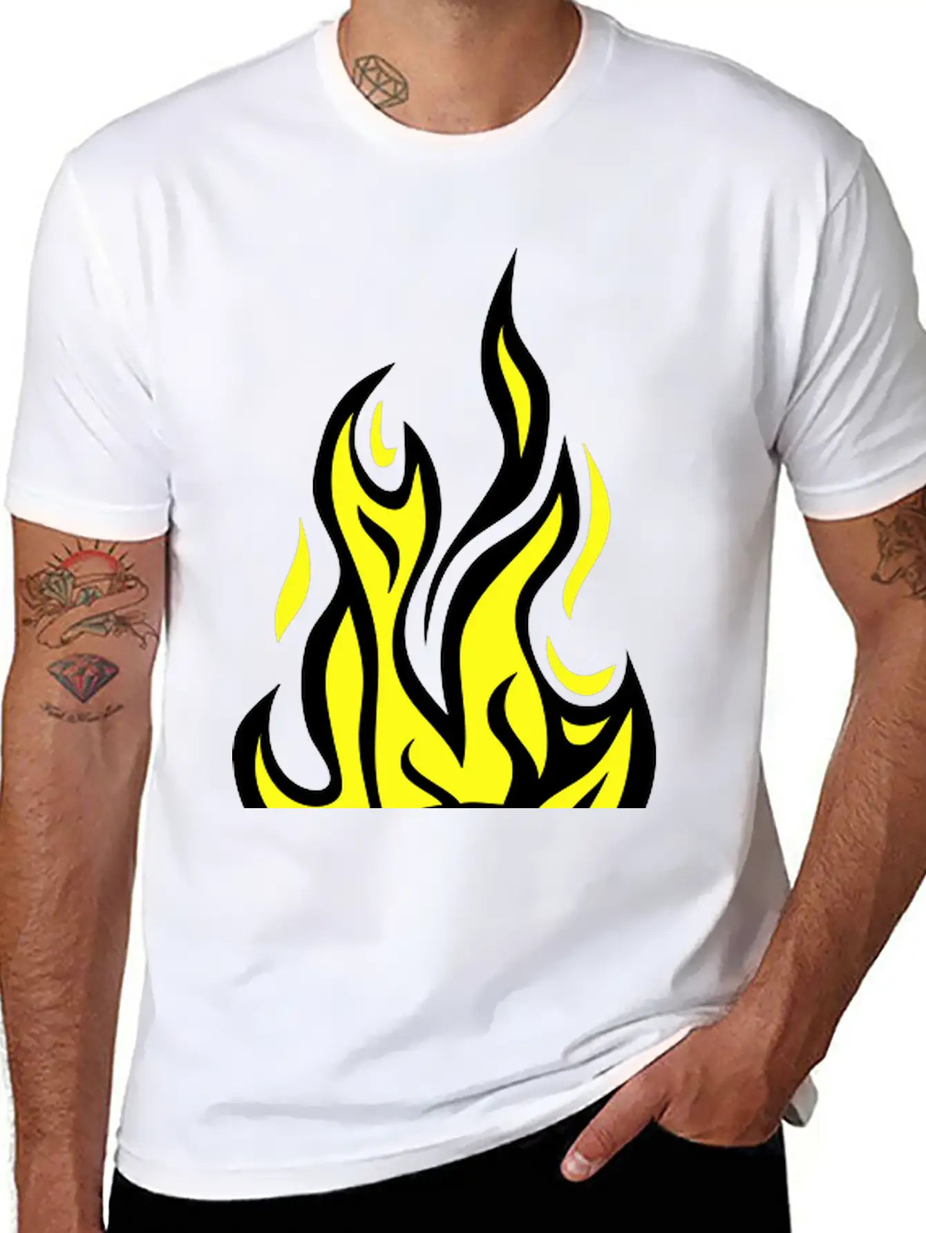 Soccer Ball Flame Fire Flame Cartoon Timeless Short Sleeve Tee – Comfy And Minimalist Design
