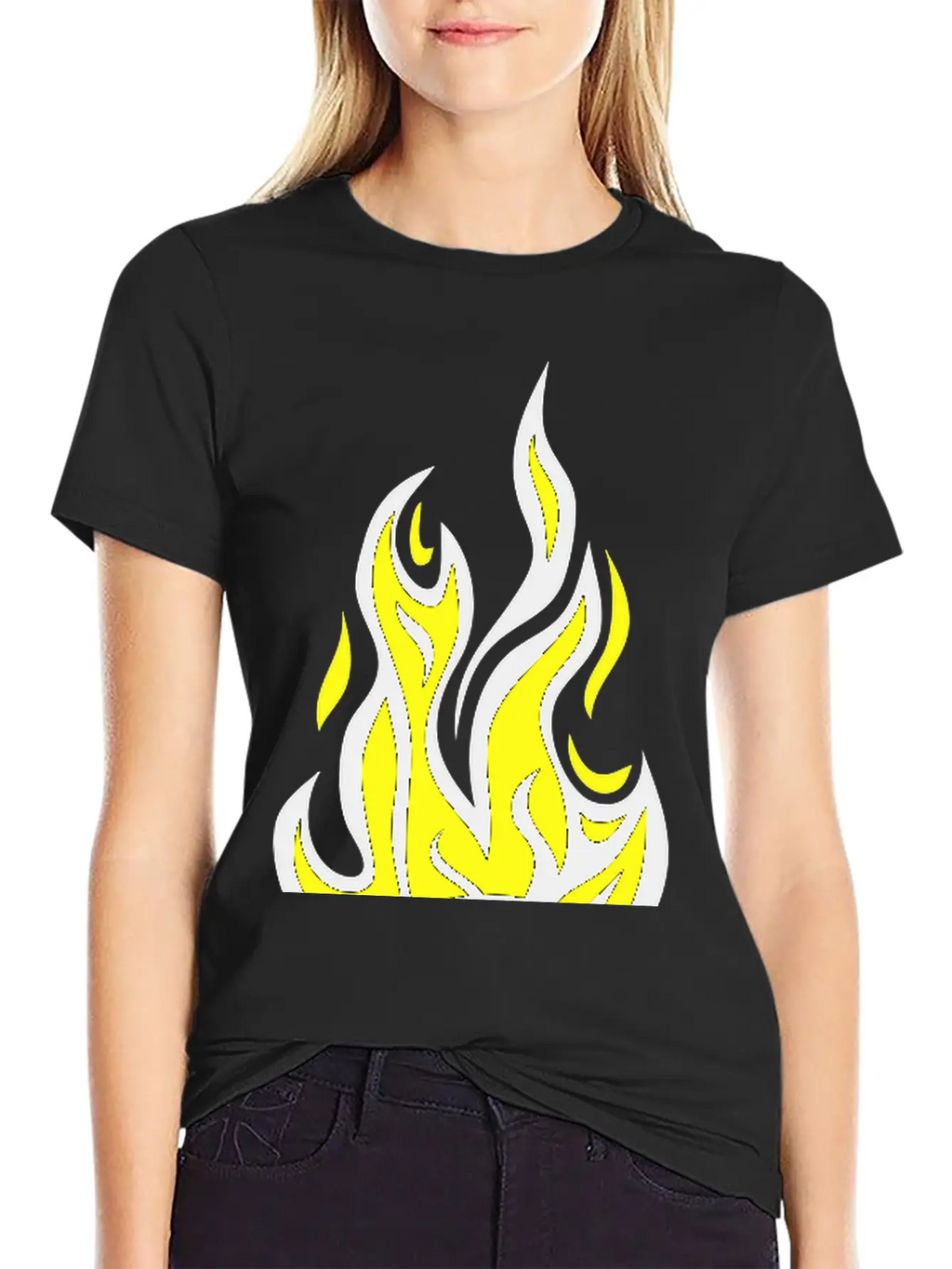 Soccer Ball Flame Fire Flame Cartoon Timeless Short Sleeve Tee – Comfy And Minimalist Design
