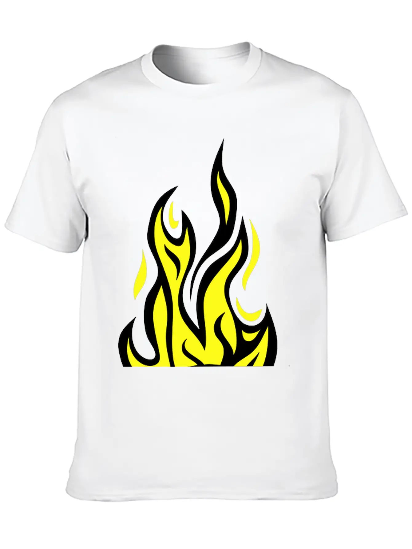 Soccer Ball Flame Fire Flame Cartoon Timeless Short Sleeve Tee – Comfy And Minimalist Design