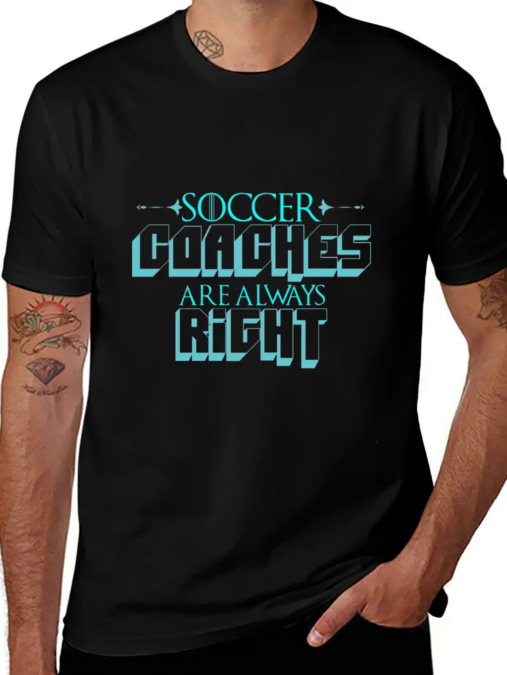 Soccer Coach Saying | Football Coach Training Breathable Graphic T-Shirt – Perfect For Casual Days