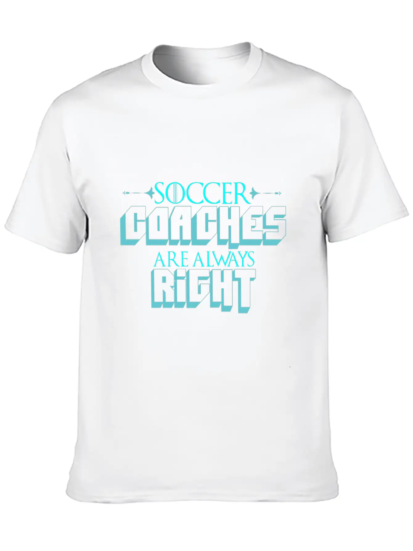 Soccer Coach Saying | Football Coach Training Breathable Graphic T-Shirt – Perfect For Casual Days