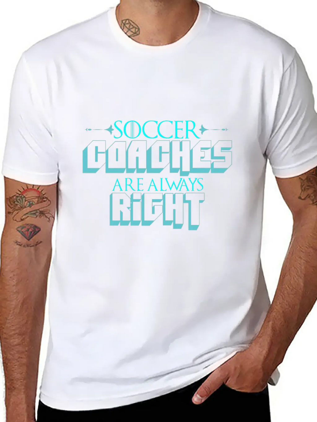 Soccer Coach Saying | Football Coach Training Breathable Graphic T-Shirt – Perfect For Casual Days