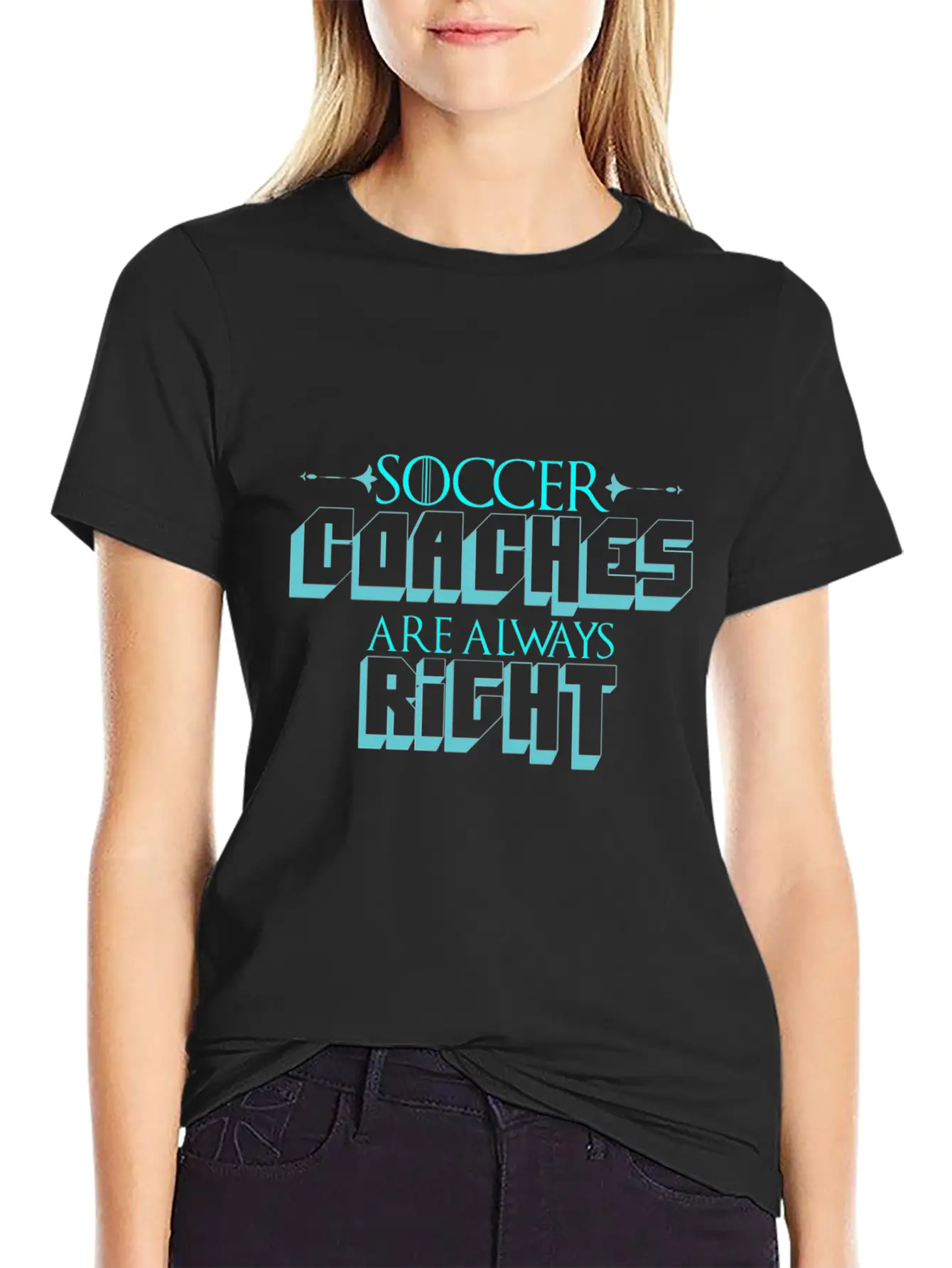 Soccer Coach Saying | Football Coach Training Breathable Graphic T-Shirt – Perfect For Casual Days
