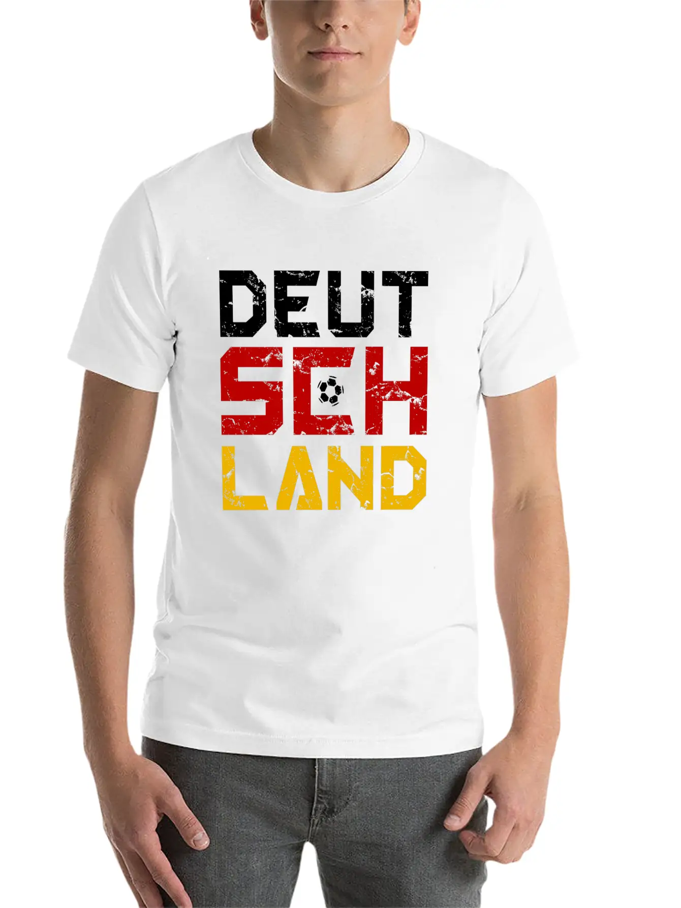 Soccer Germany Flag Fan League Championship Ball F Classic Cotton Tee – Unisex Comfort For Any Season