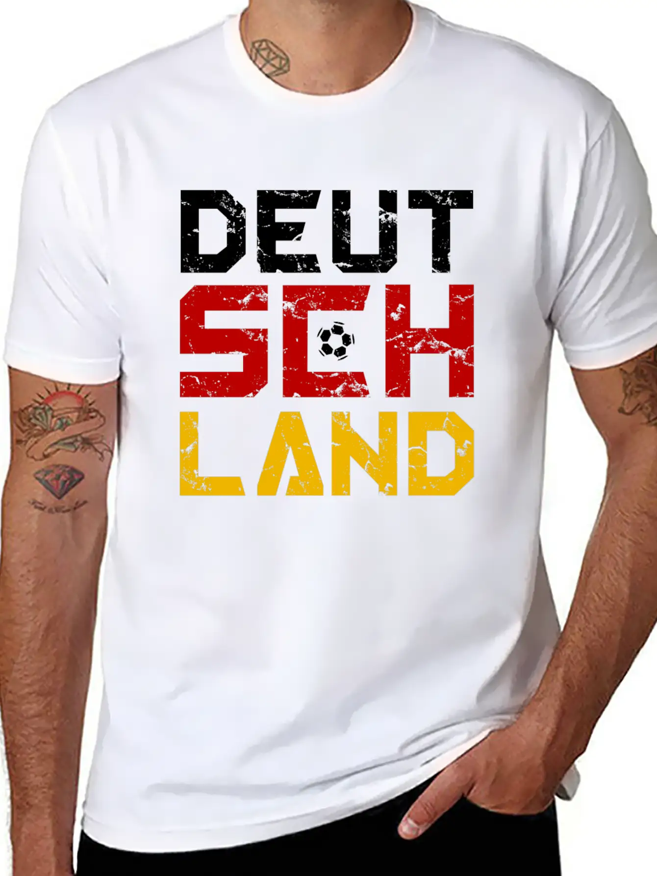Soccer Germany Flag Fan League Championship Ball F Classic Cotton Tee – Unisex Comfort For Any Season