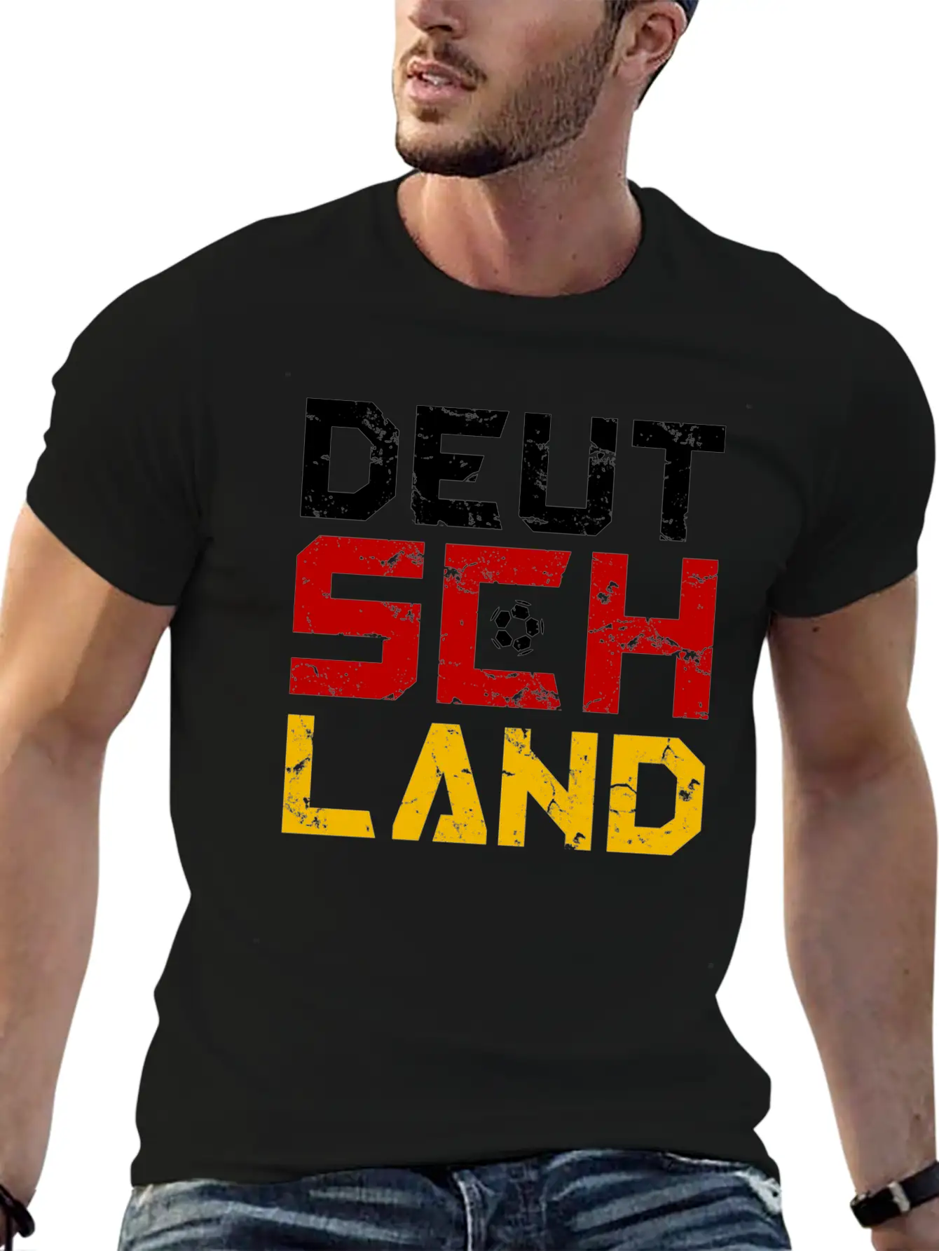 Soccer Germany Flag Fan League Championship Ball F Classic Cotton Tee – Unisex Comfort For Any Season