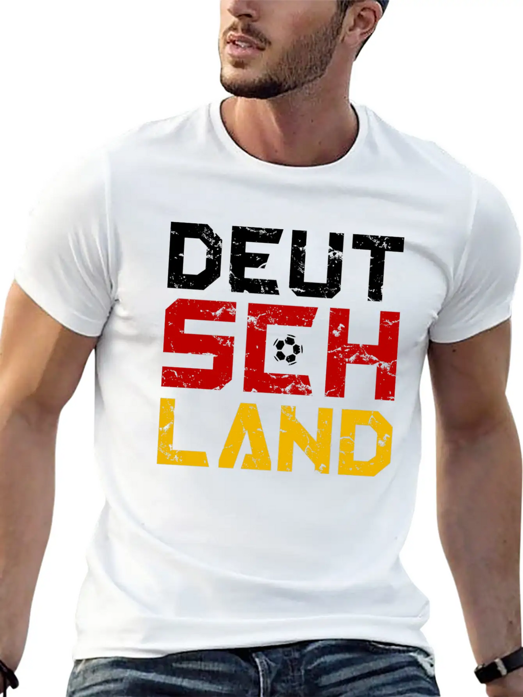 Soccer Germany Flag Fan League Championship Ball F Classic Cotton Tee – Unisex Comfort For Any Season