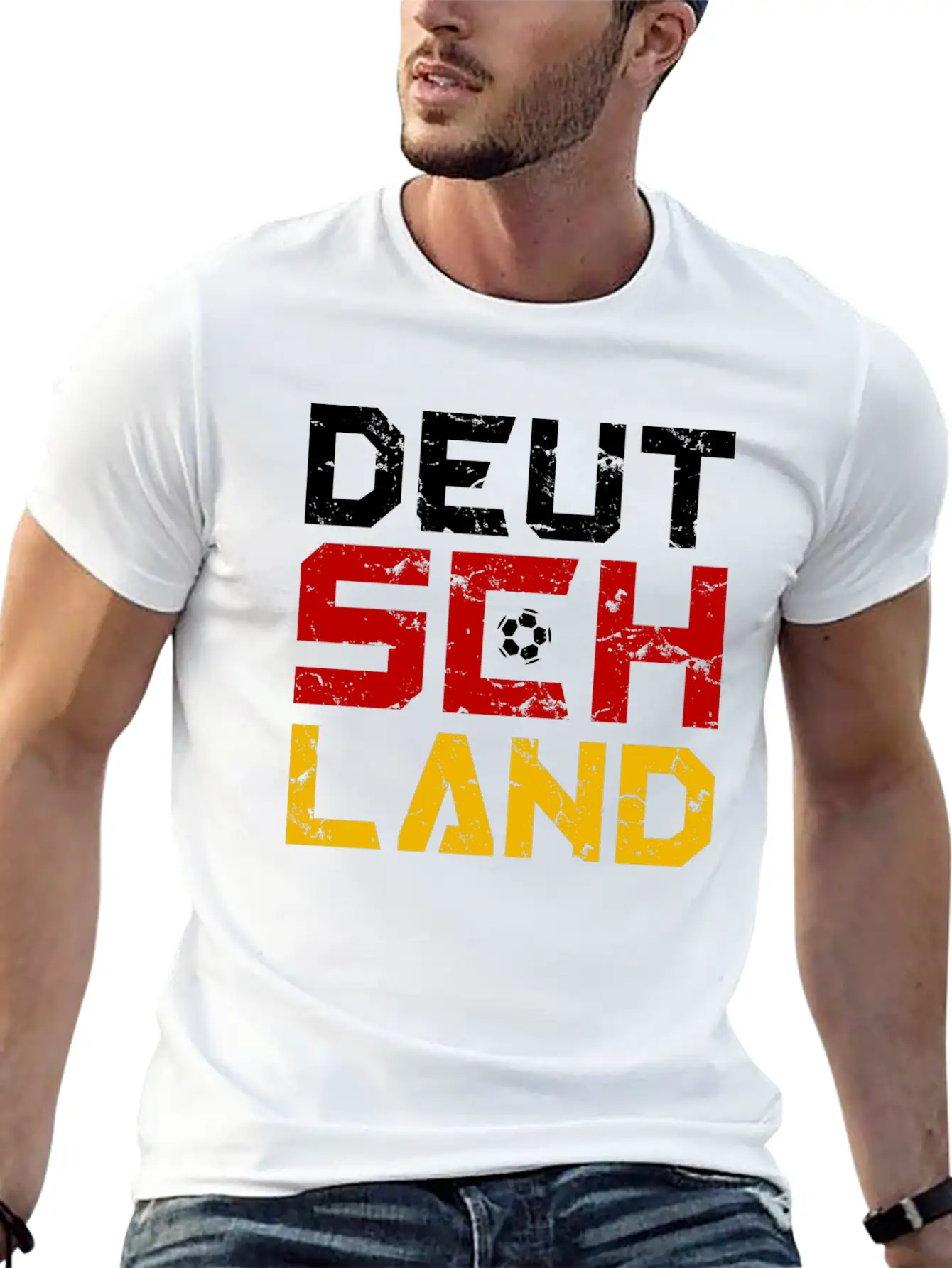 Soccer Germany Flag Fan League Championship Ball F Classic Cotton Tee – Unisex Comfort For Any Season