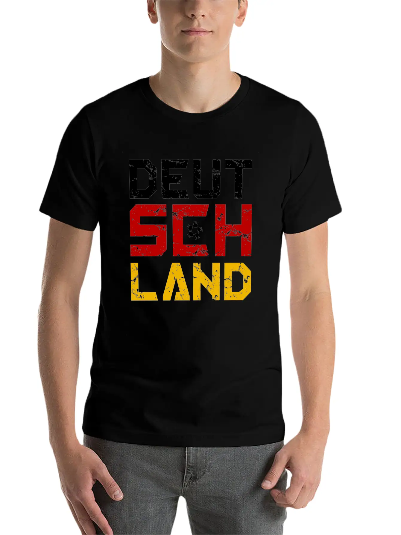 Soccer Germany Flag Fan League Championship Ball F Classic Cotton Tee – Unisex Comfort For Any Season