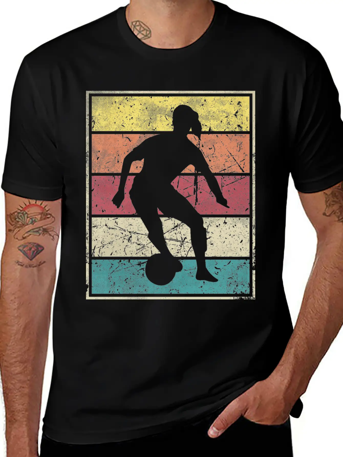 Soccer Girl Dribble Ball Classic Cotton Tee – Unisex Comfort For Any Season