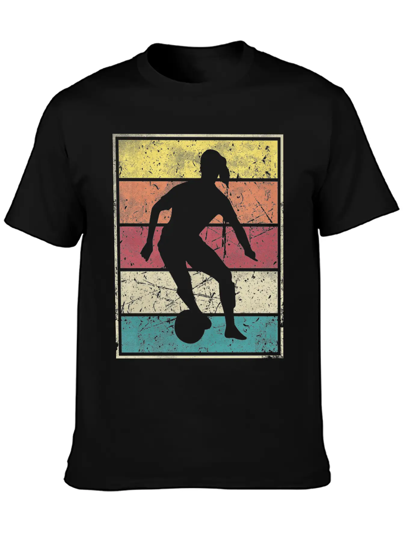 Soccer Girl Dribble Ball Classic Cotton Tee – Unisex Comfort For Any Season
