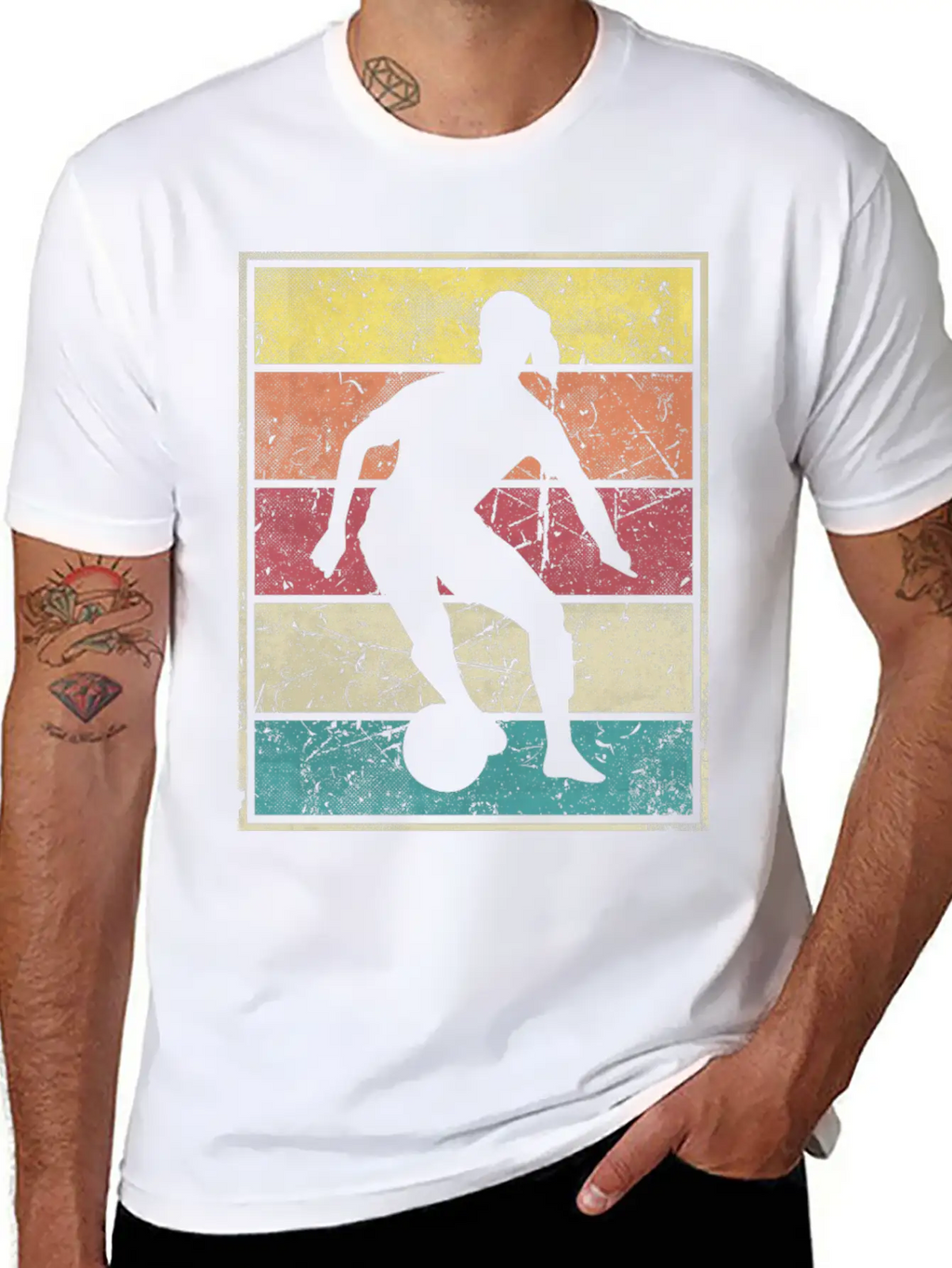 Soccer Girl Dribble Ball Classic Cotton Tee – Unisex Comfort For Any Season