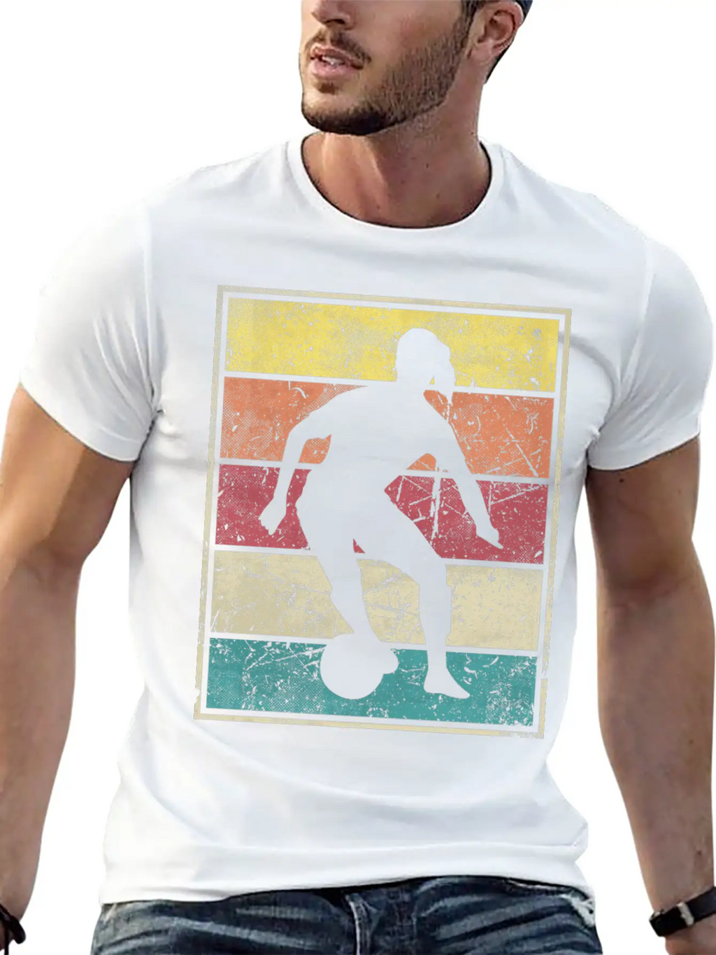 Soccer Girl Dribble Ball Classic Cotton Tee – Unisex Comfort For Any Season