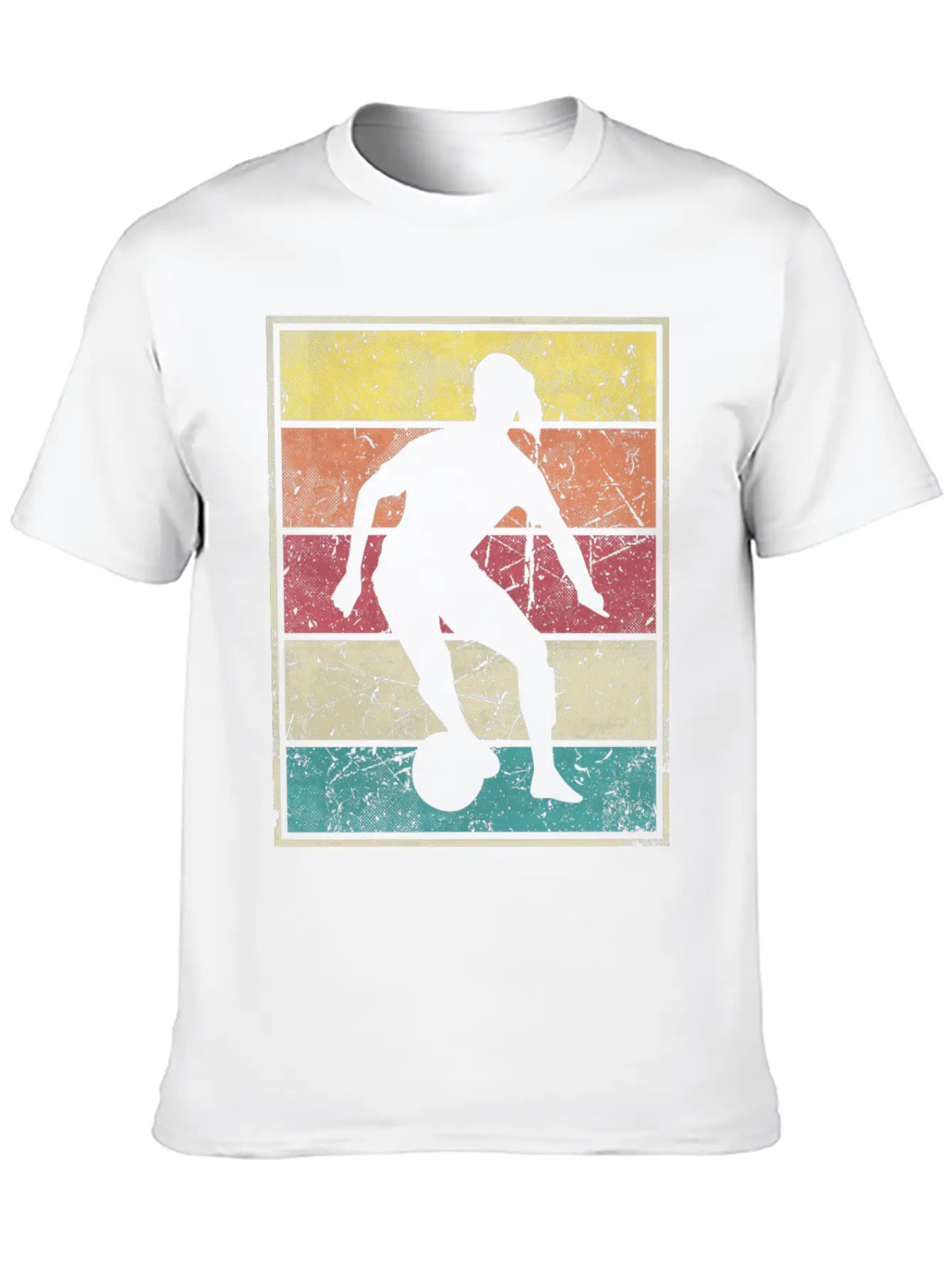 Soccer Girl Dribble Ball Classic Cotton Tee – Unisex Comfort For Any Season