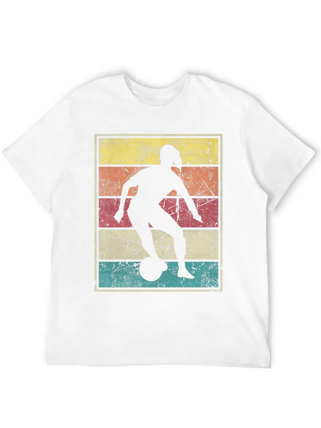 Soccer Girl Dribble Ball Classic Cotton Tee – Unisex Comfort For Any Season