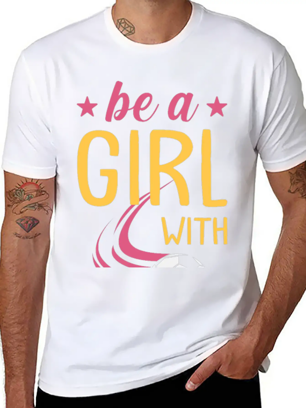 Soccer Girl Motivation Be A Girl With Goals Stylish Everyday T-Shirt – Unisex Basic Cotton Tee